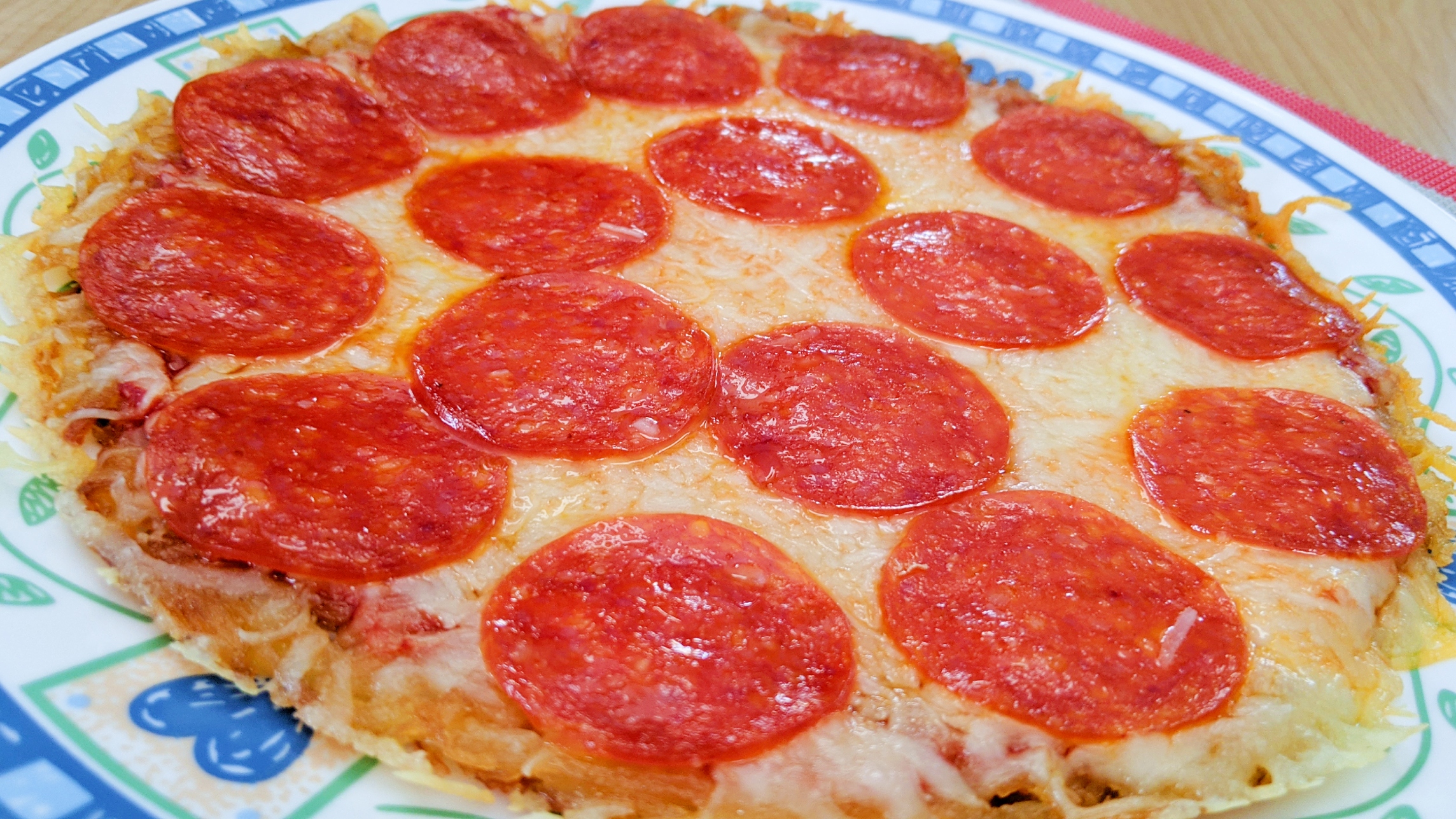 Pepperoni Pizza With Hash Brown Shredded Potato Crust r/recipes