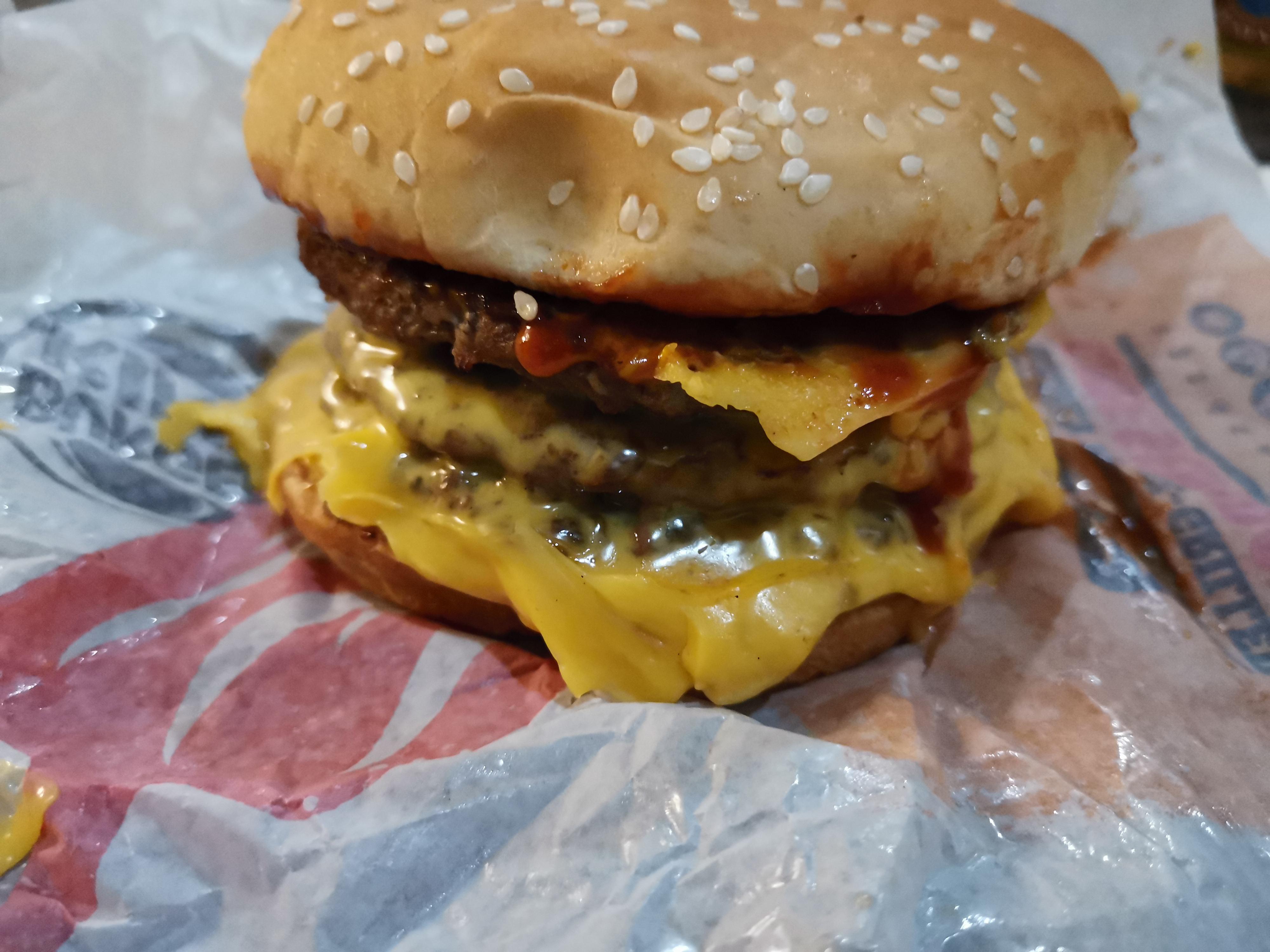This 4 patty burger from Burger King r/burgers