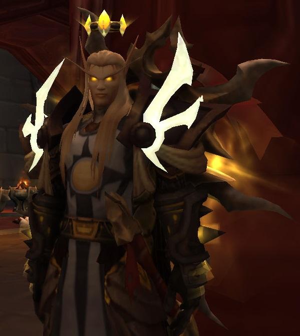 New golden eyes for Blood Elves are pretty awesome on paladins r/wow
