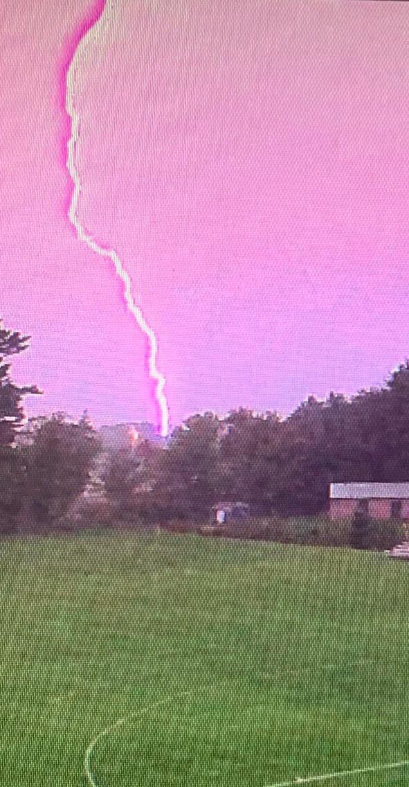Right before the storm hit. Albertville,MN weather