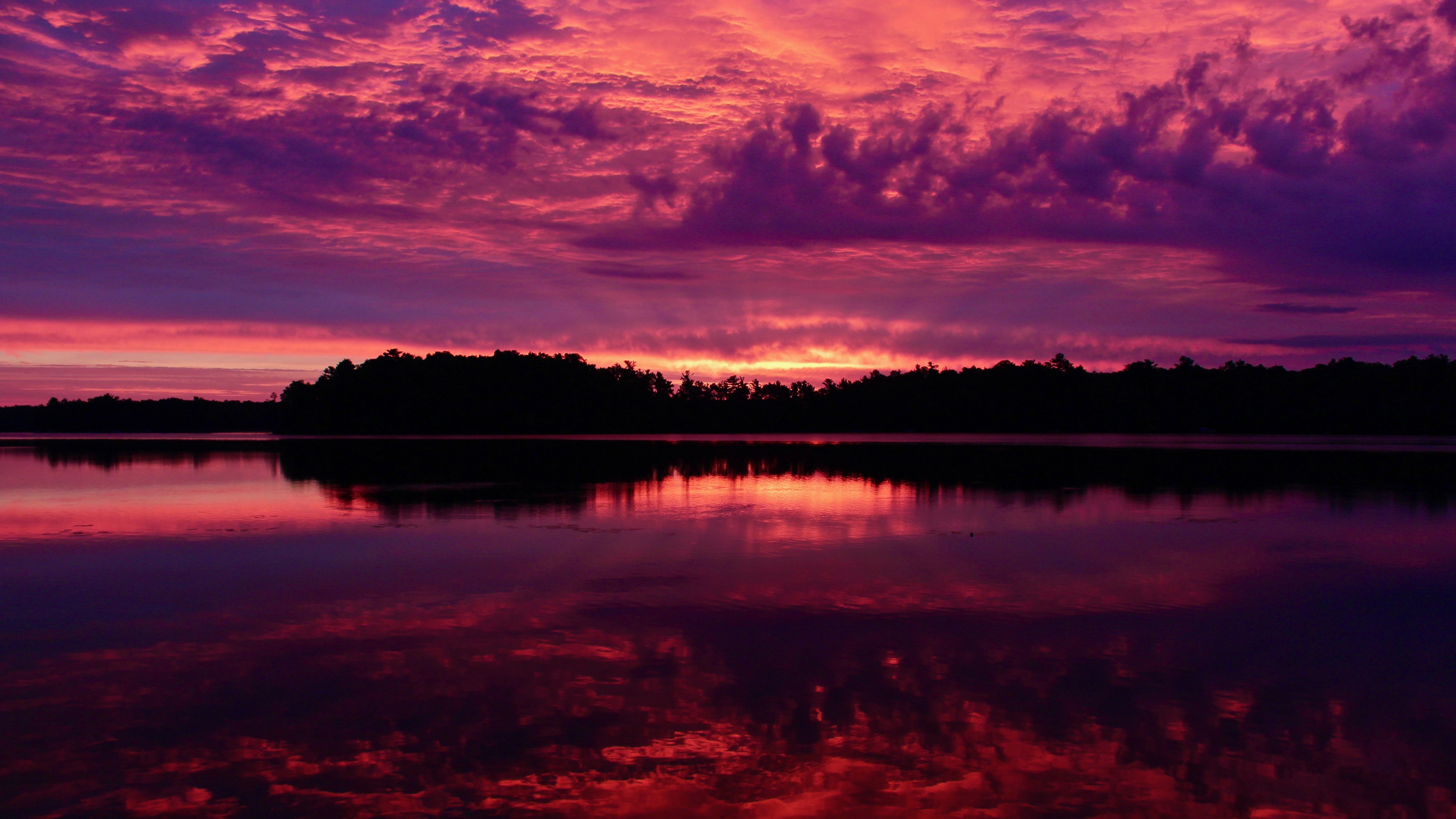 Sunrise over one of our 10,000 Lakes, near Deerwood r/minnesota