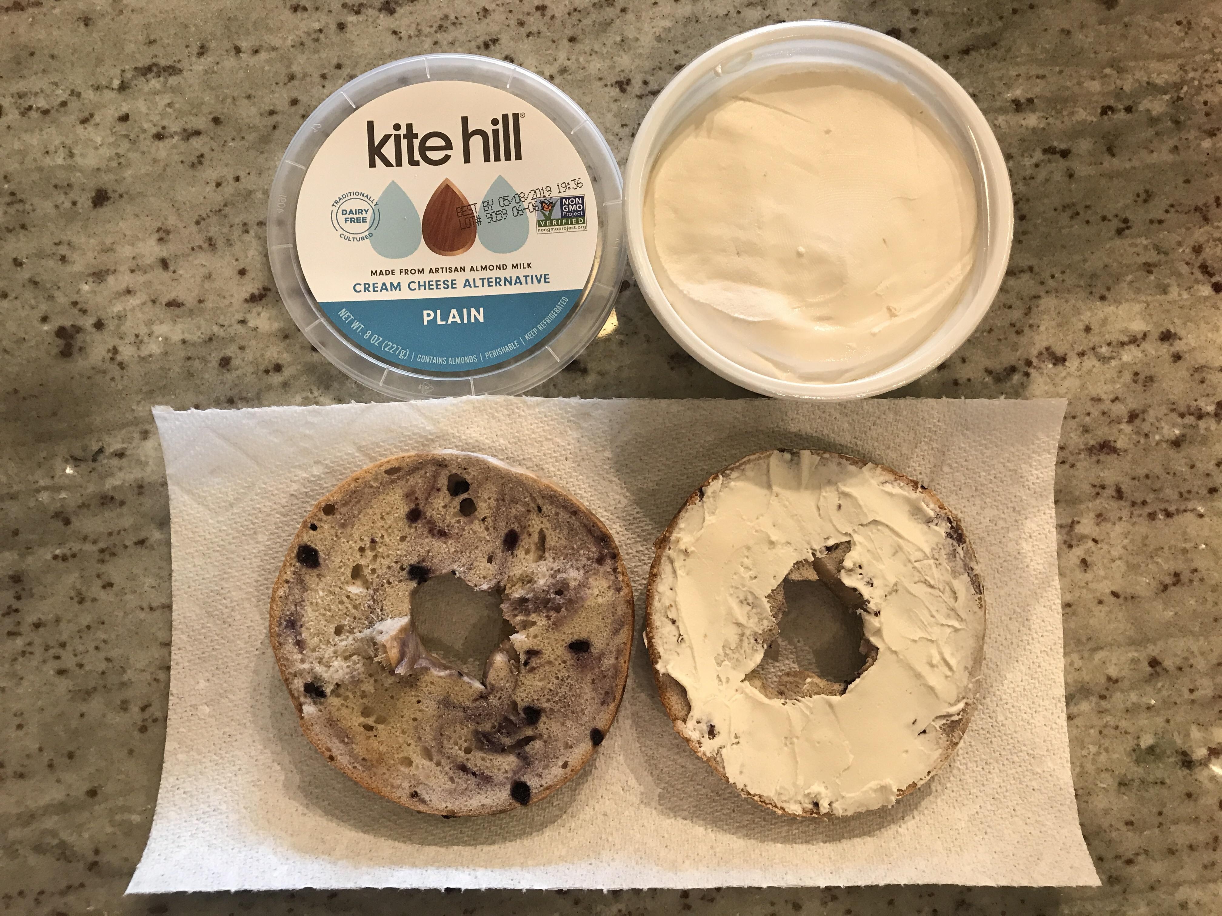 Just discovered Kite Hill cream cheese at Whole Foods. At 40 off, I