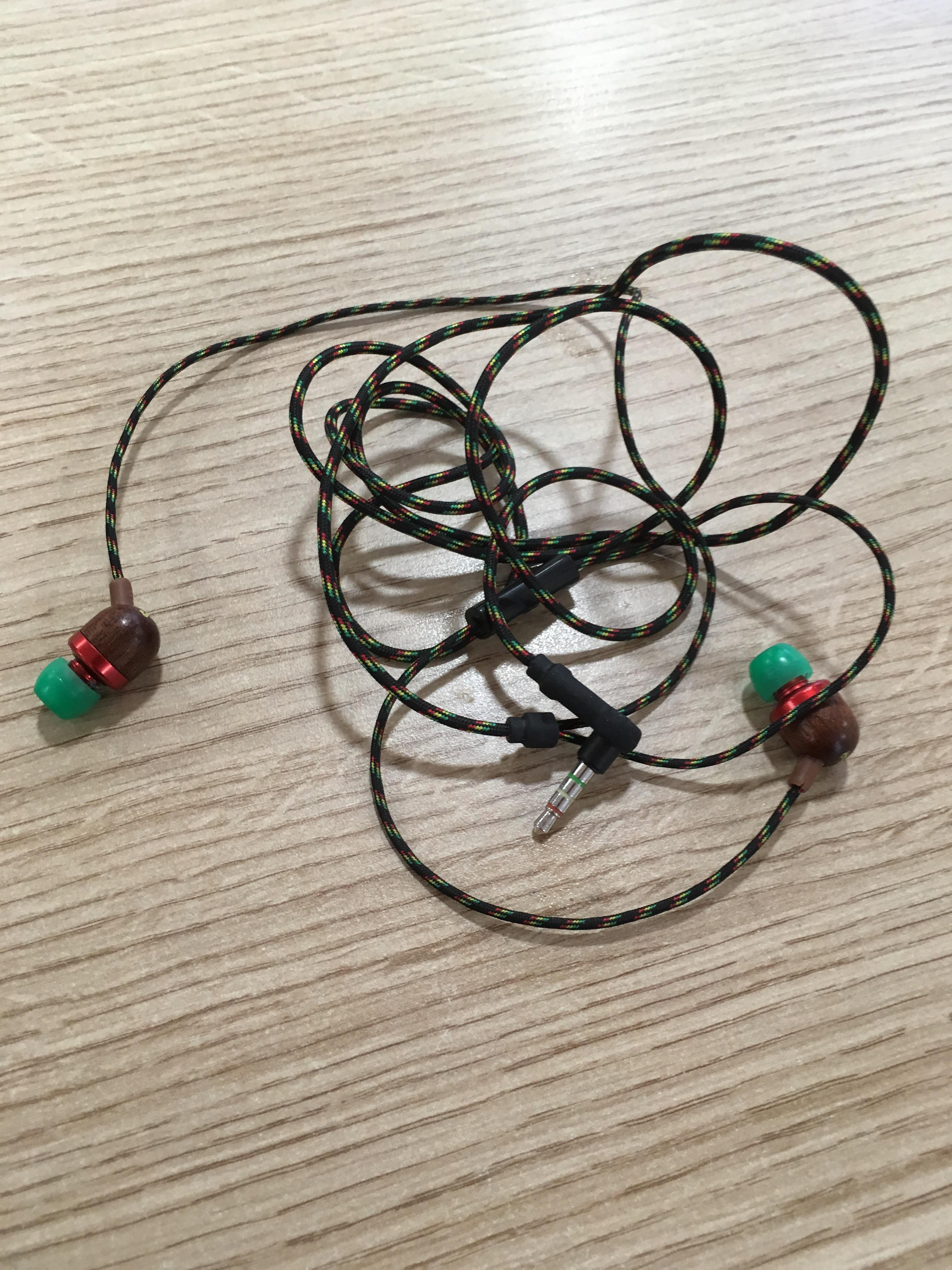 Marley smile jamaica earphones, 4 years 5 trips through the washing