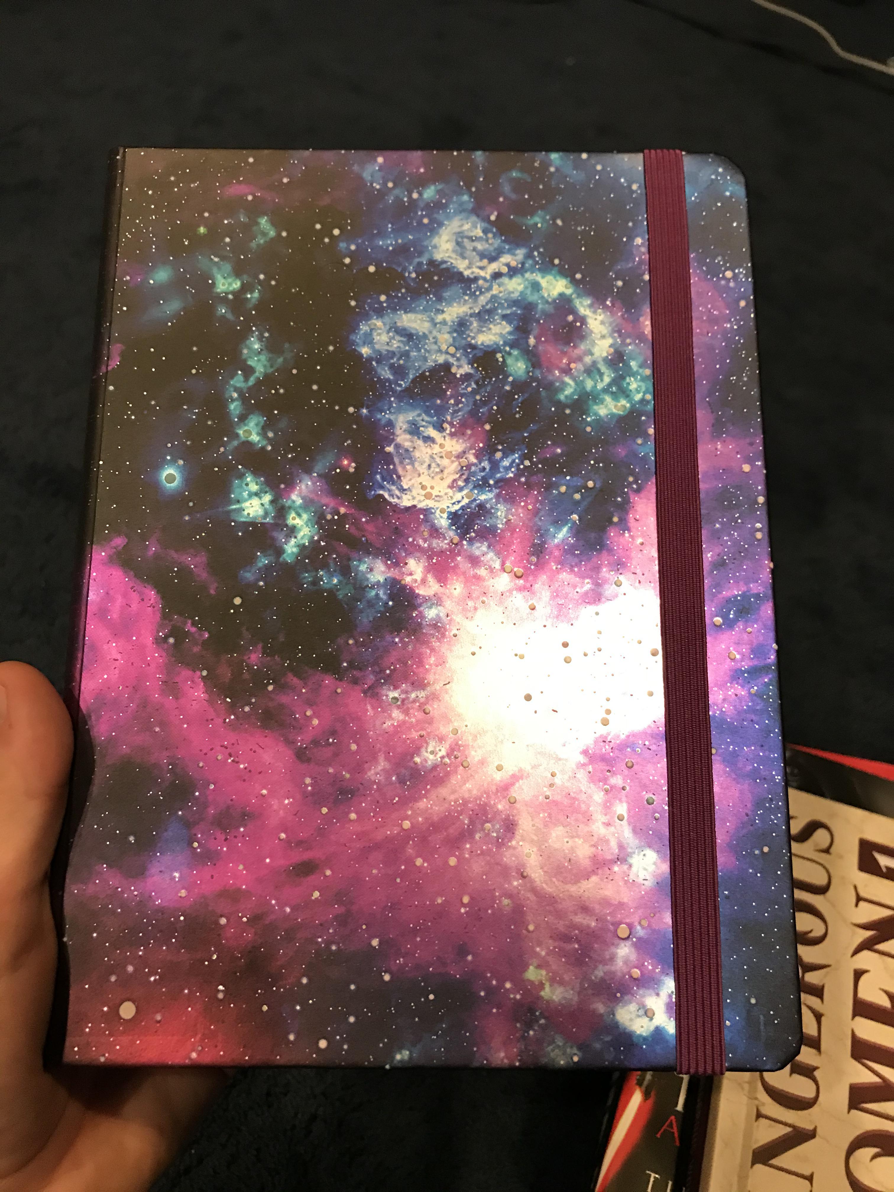 Picked up this really nice notebook at Barnes and Noble. It’s shiny