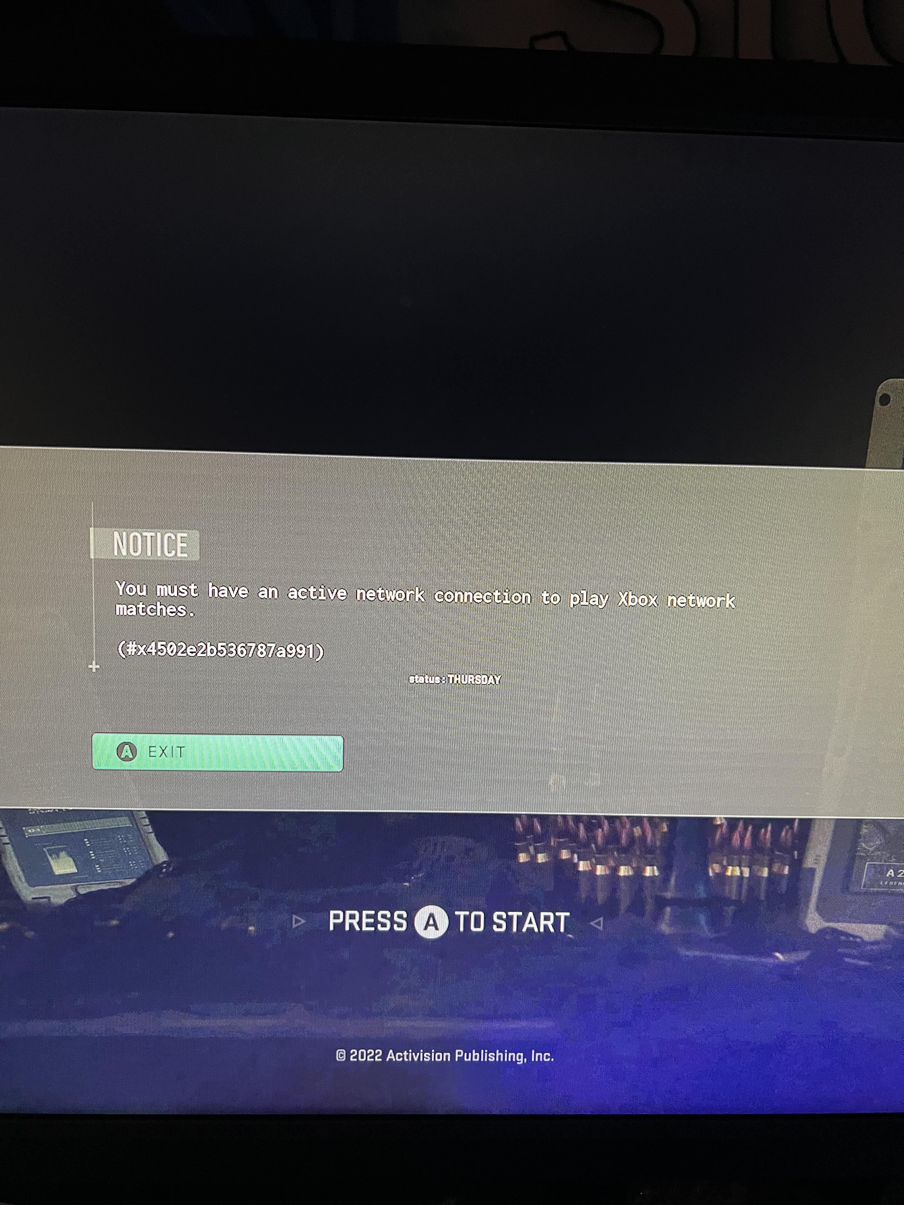 Xbox series X // constantly I get disconnected using a wired connection