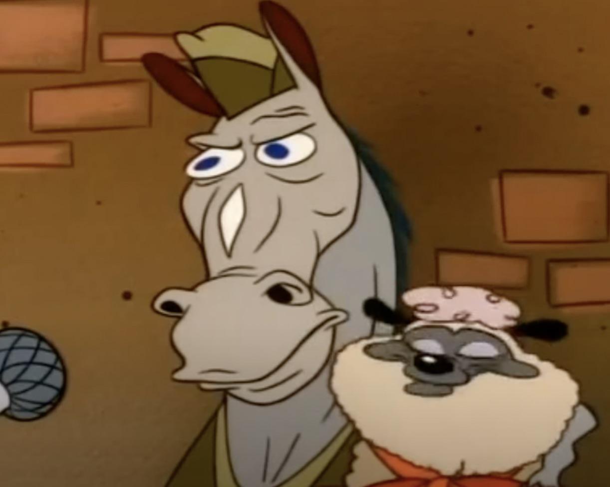 What is this a crossover episode? I would love to see Mr. Horse from