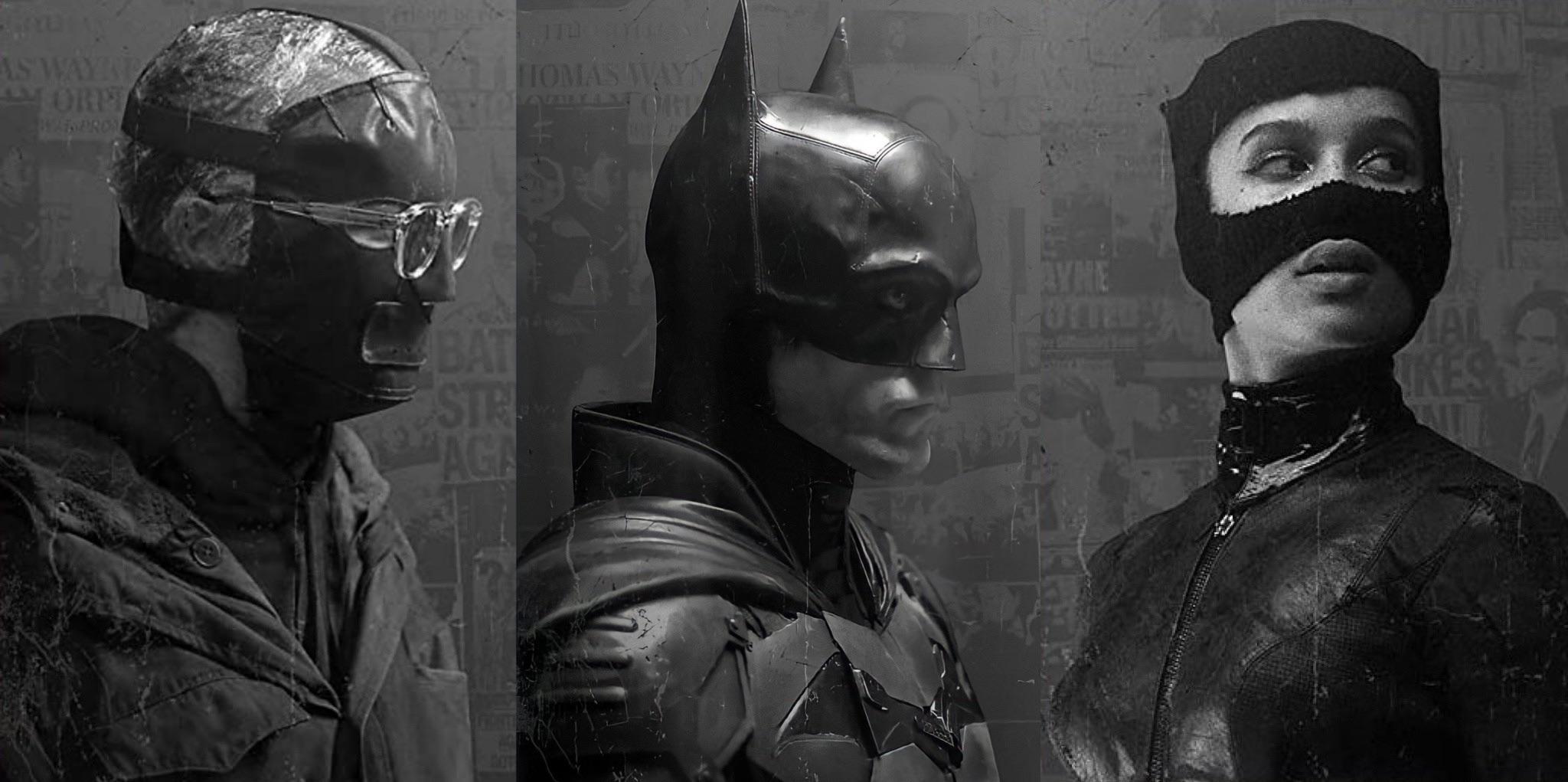 New images of Riddler, Batman and Catwoman from merch DC_Cinematic