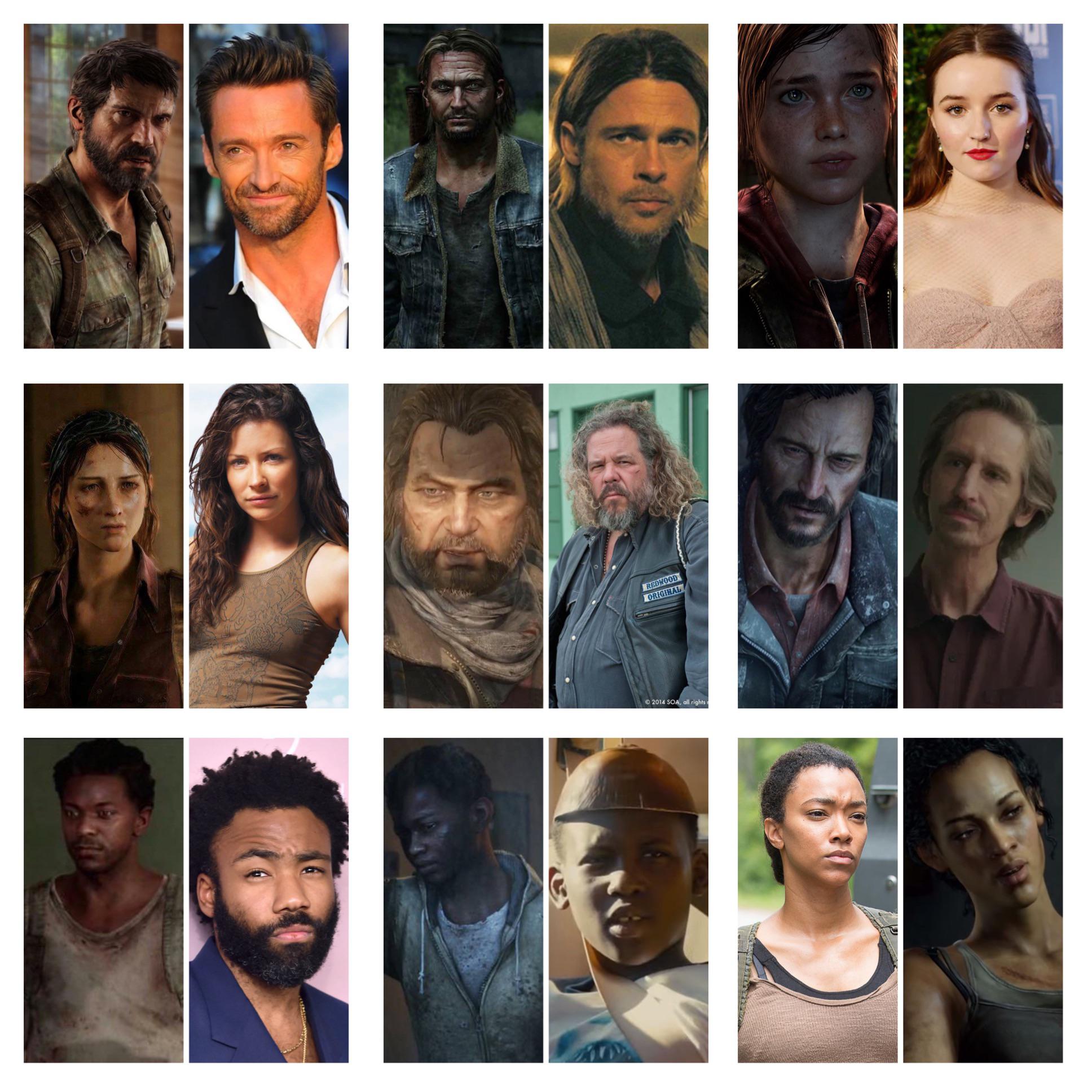 My fan cast for a live action adaptation of TLOU (in the scenario where