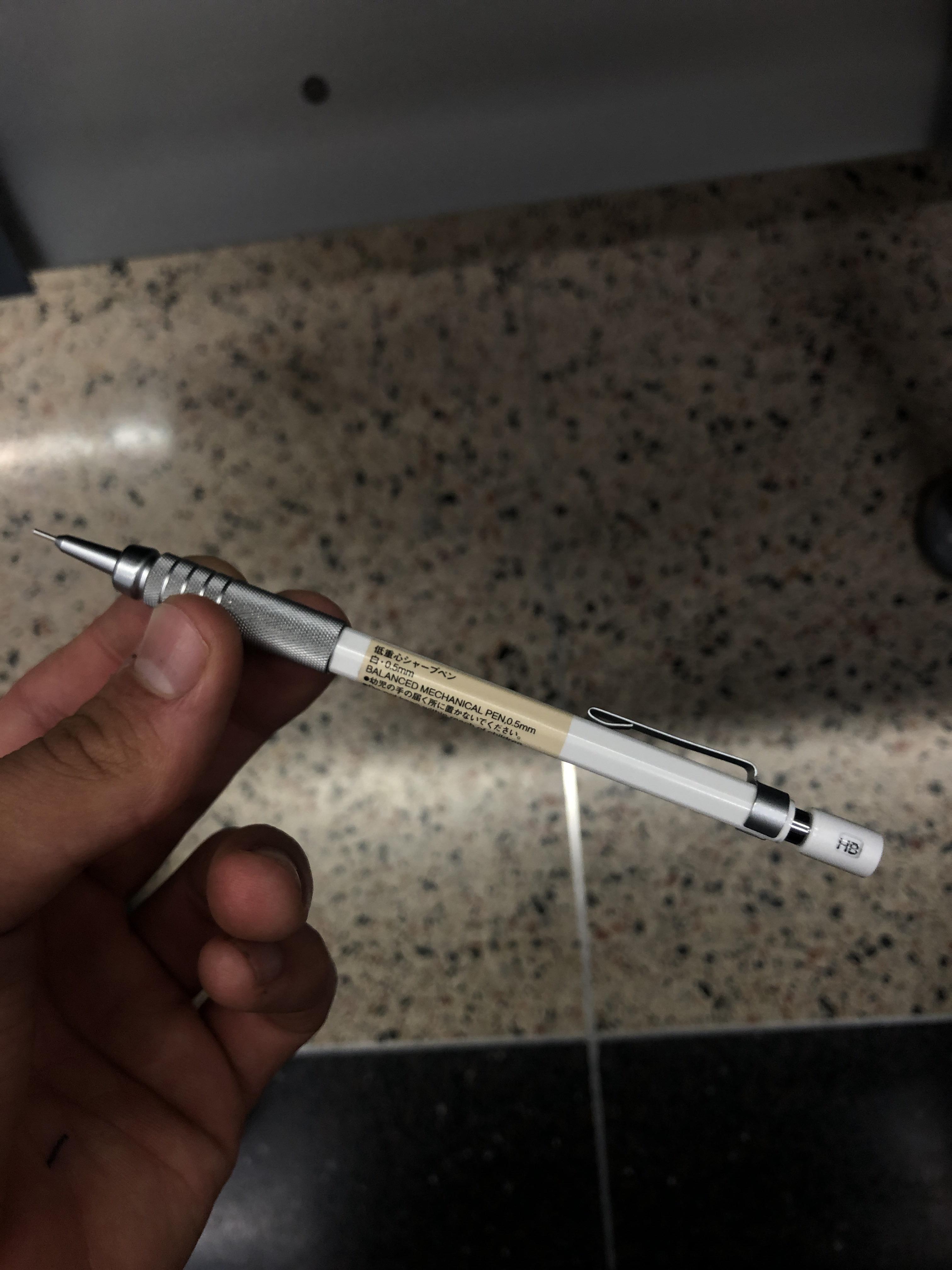 My daily use MUJI balanced mechanical pencil r/mechanicalpencils