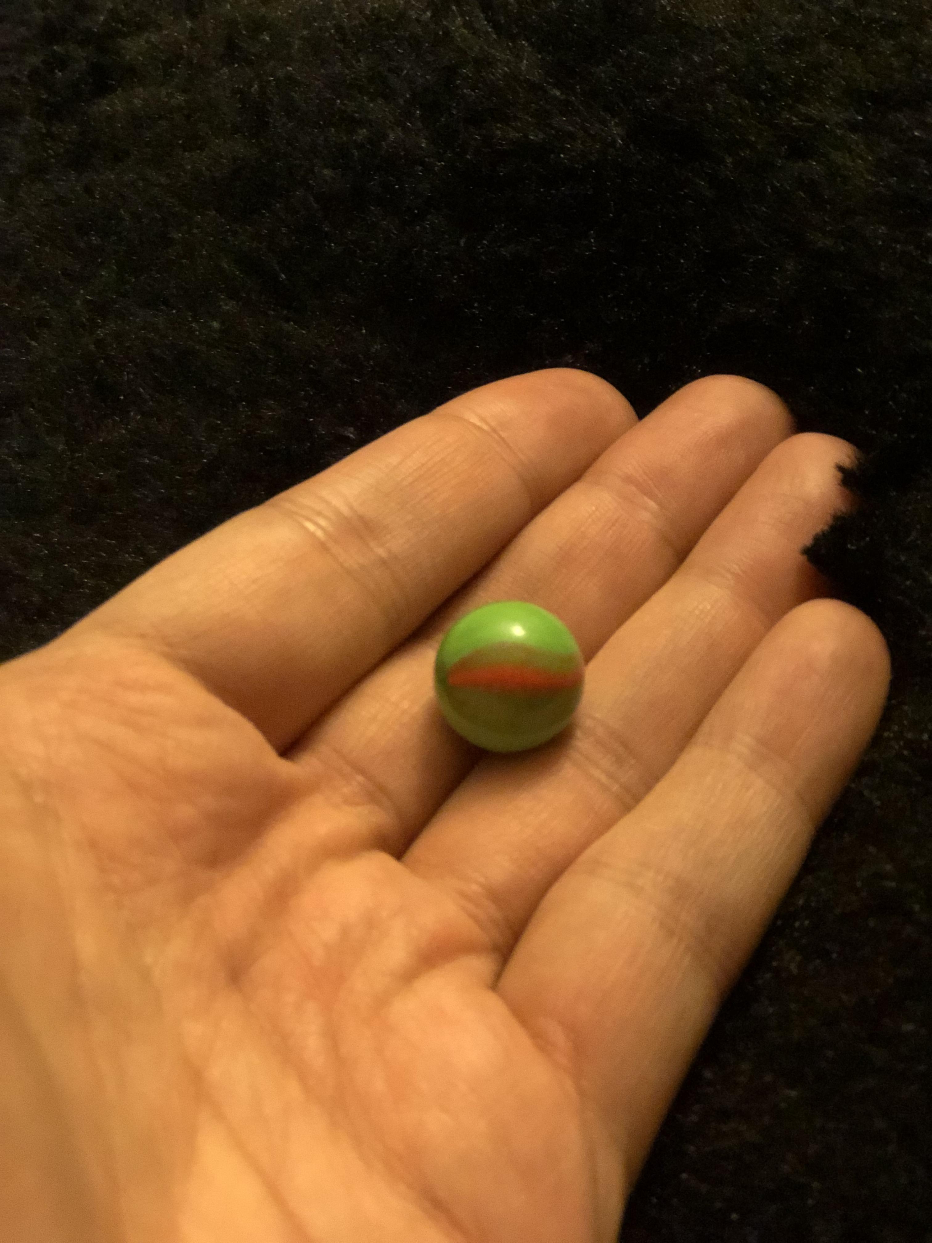 Did you give marbles names growing up? What did you call this one? r