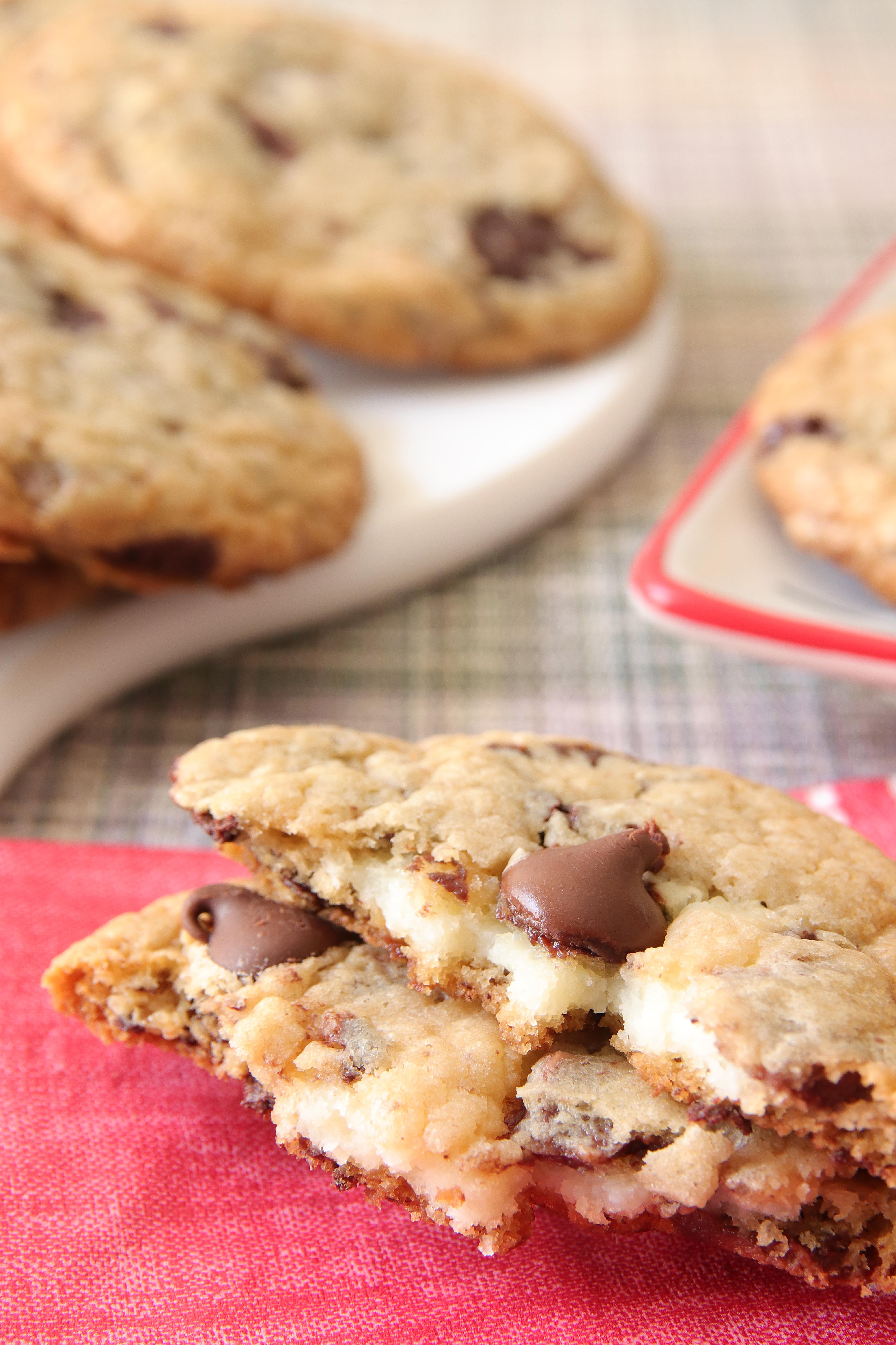 [homemade] Cream cheese chocolate chip cookies r/food