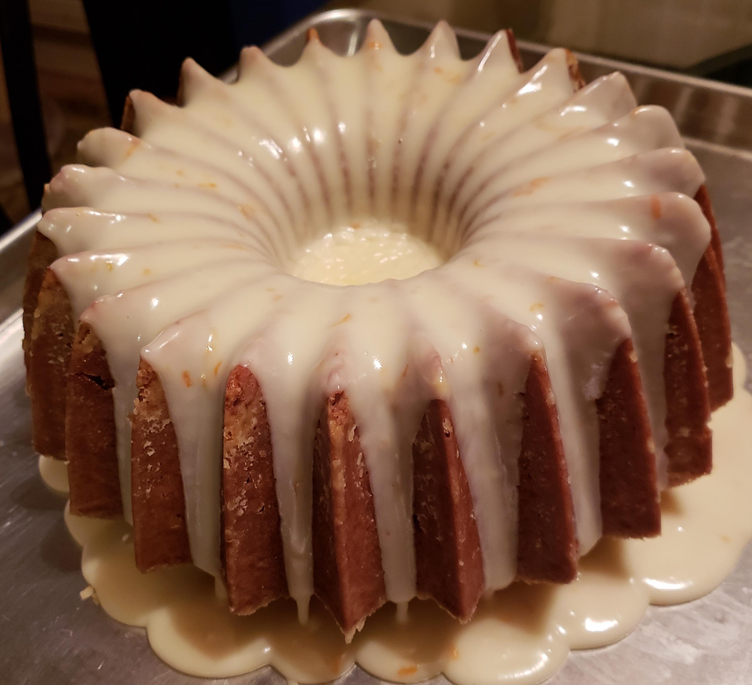 Cardamom Walnut Bundt Cake with a Clementine Glaze r/Baking