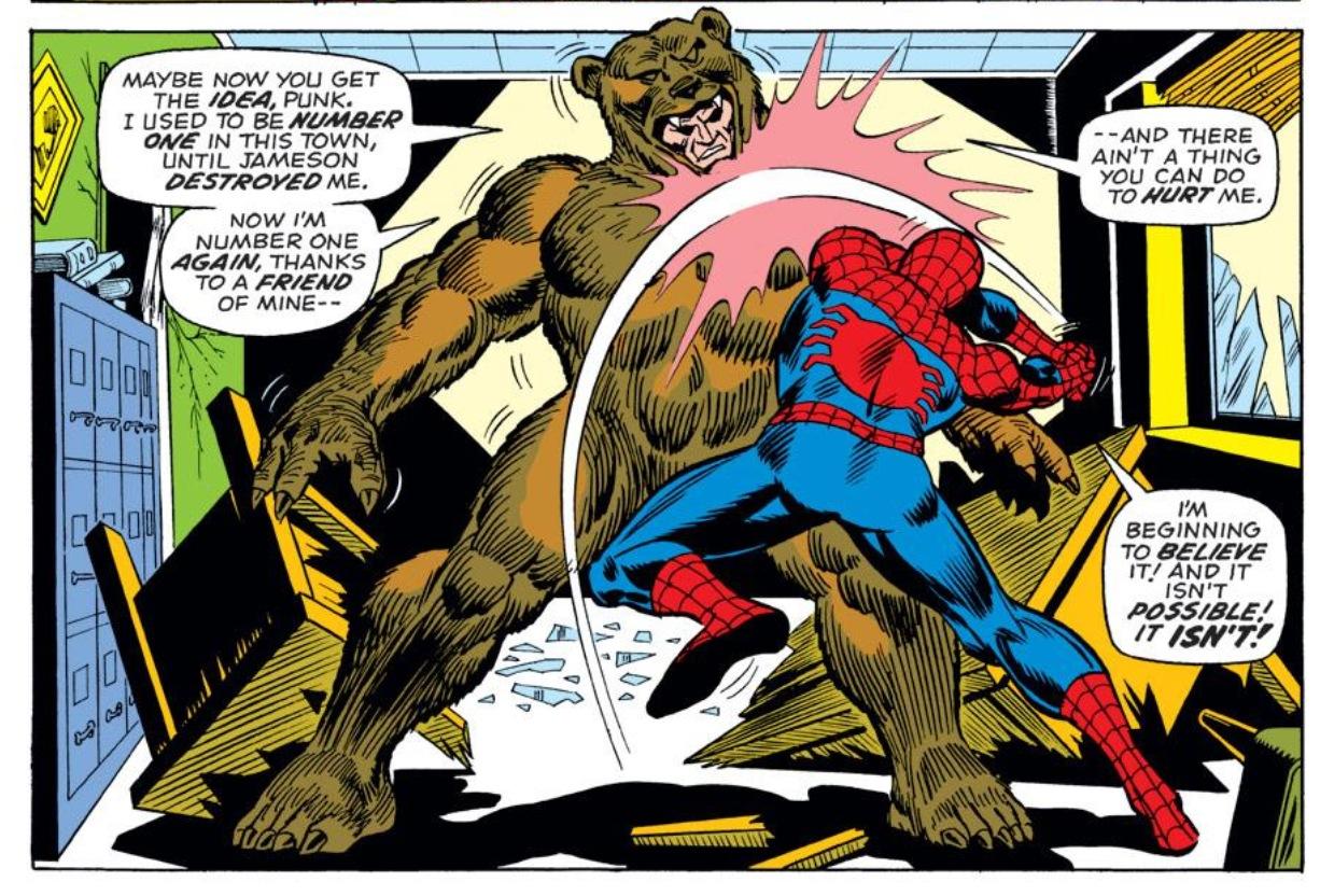 Of Spiderman's lamest villains , who at least made for a good comic book? I vote the "Grizzly