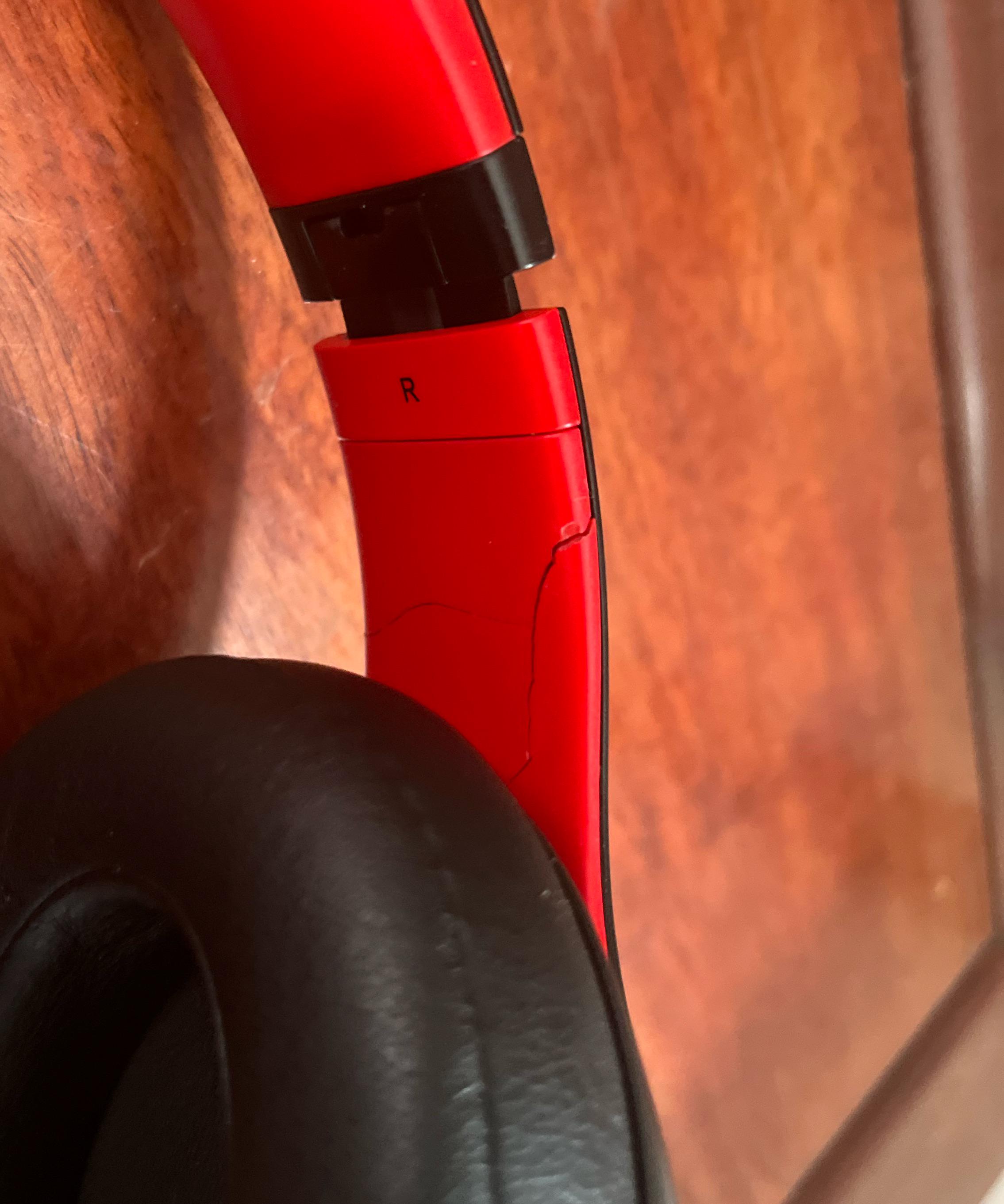 My Beats Studio 3 headphones are cracking, is there anything I can do