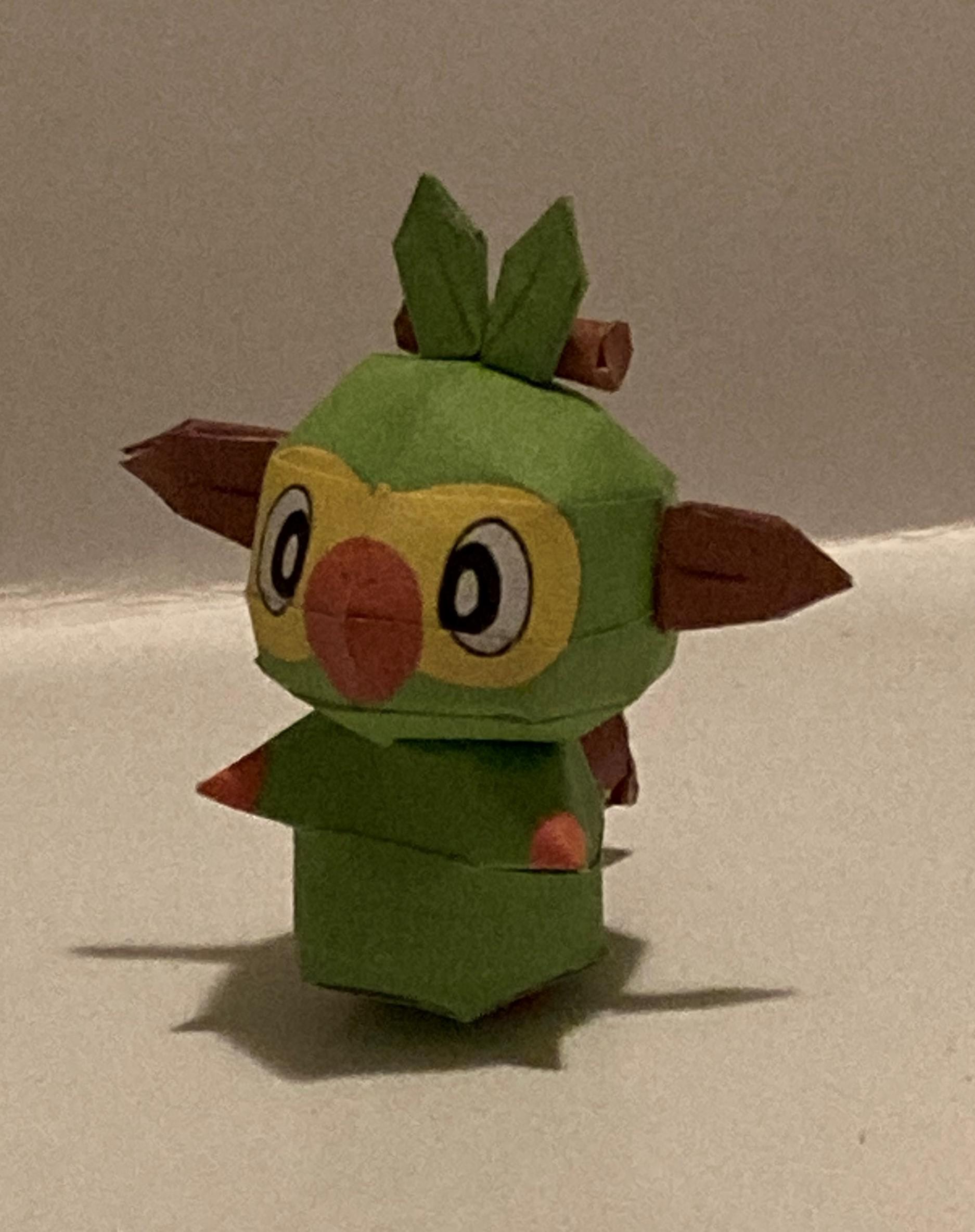 Pokemon Rumble Style Grookey Papercraft pokemon