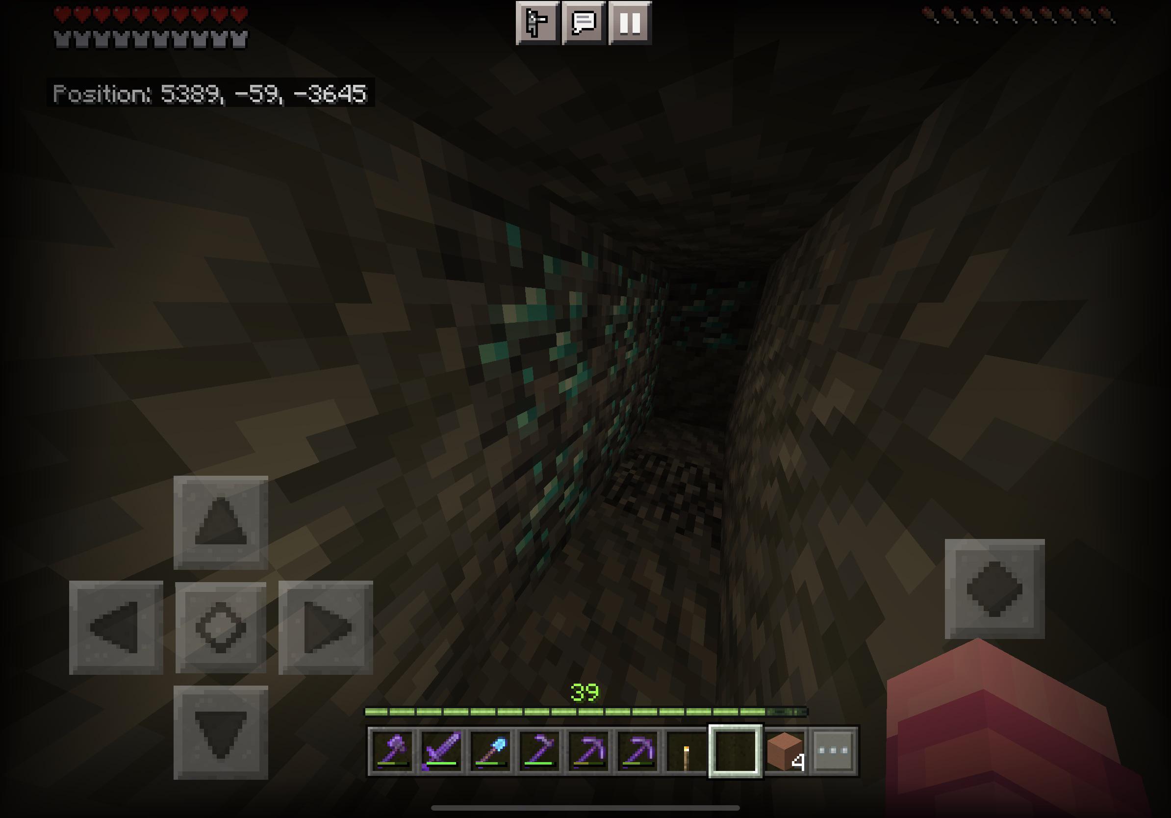 Today I found out 59 is the best y level for mining diamonds r/Minecraft