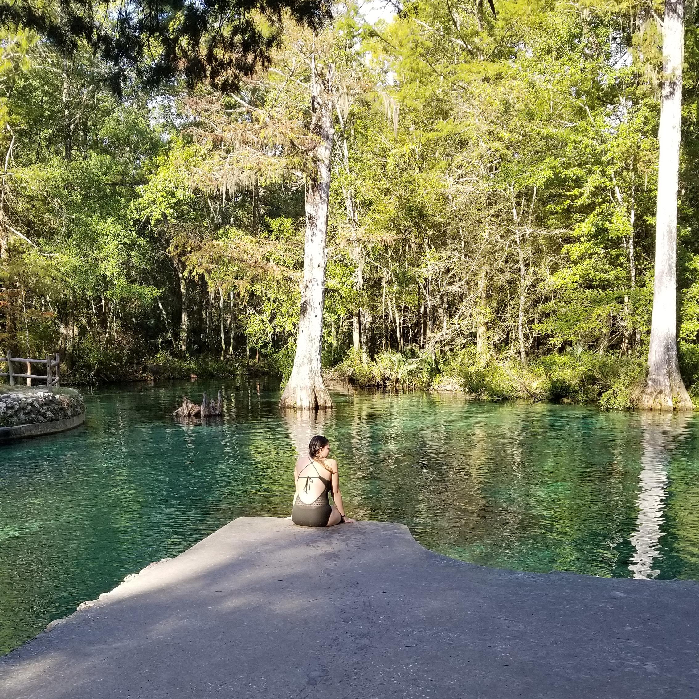 Ponce De Leon Springs State park is insane. The water maintains at like