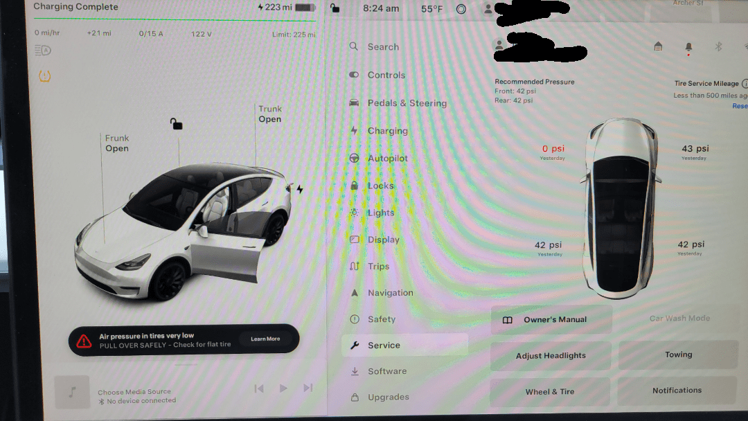 How to Reset Tire Air Pressure Sensor? : r/TeslaModelY