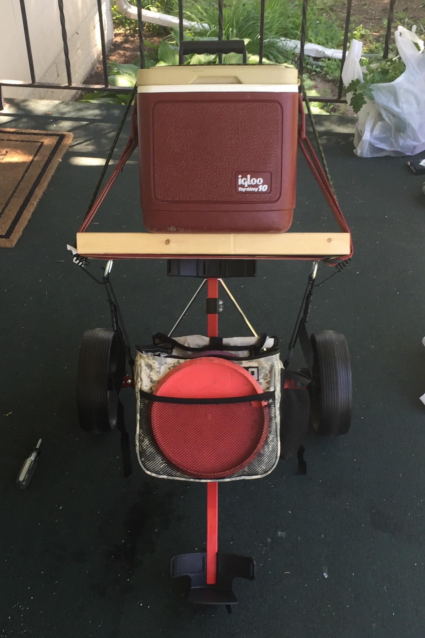 My 8 version of a cart. r/discgolf