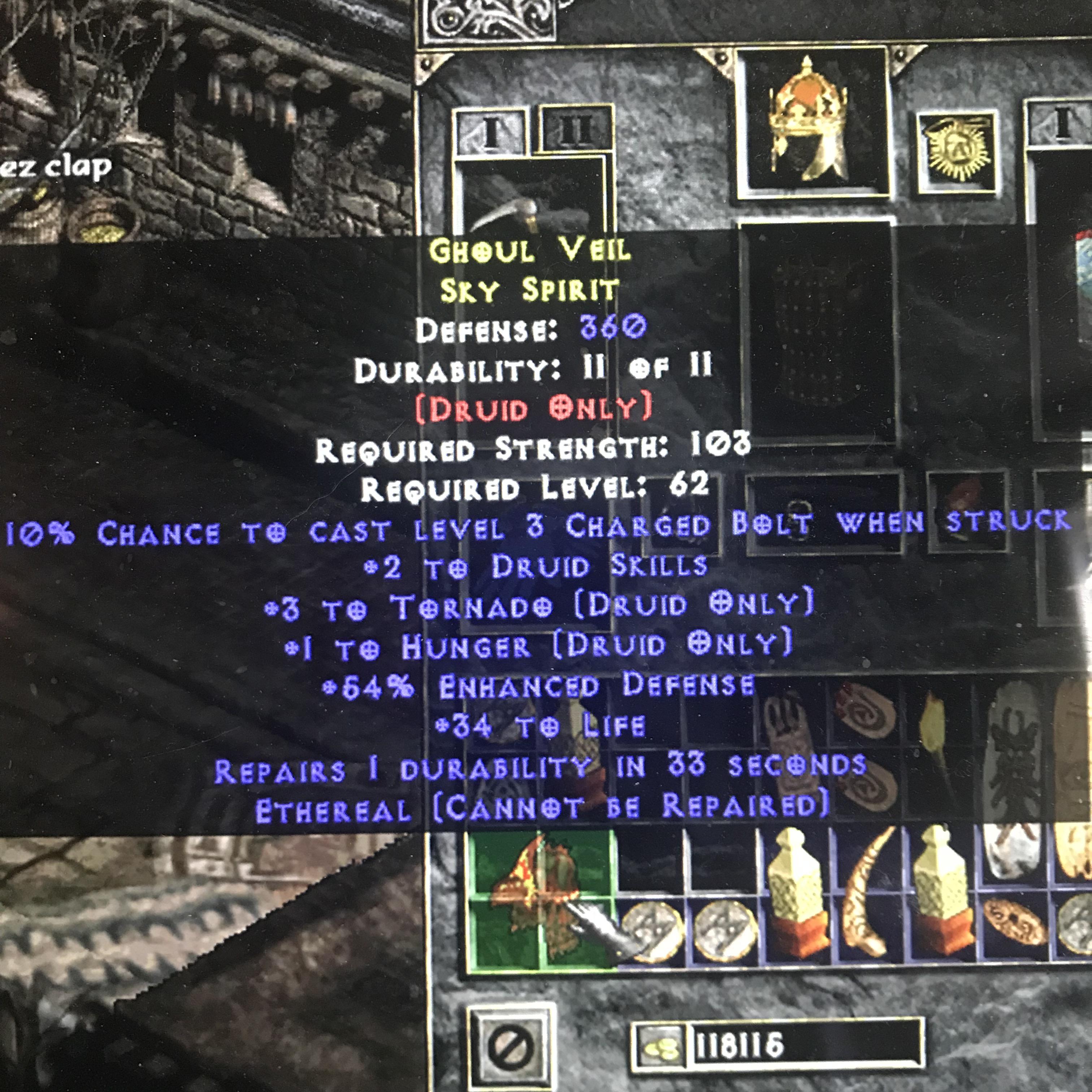 GG +5 Nado pelt ETH w/ repair; ladder USEAST r/diablo2