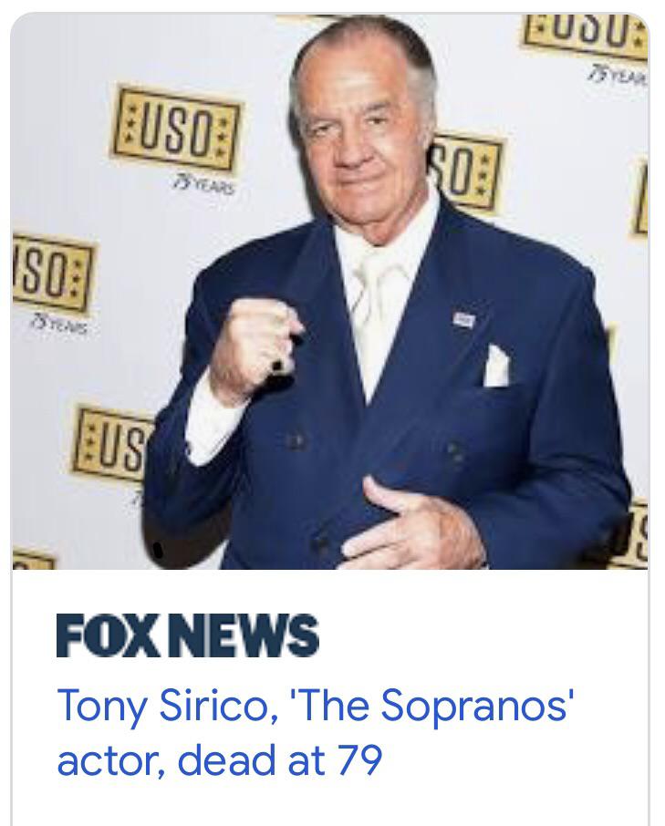 RIP Paulie Walnuts r/MSsEcReTPoDcAsT