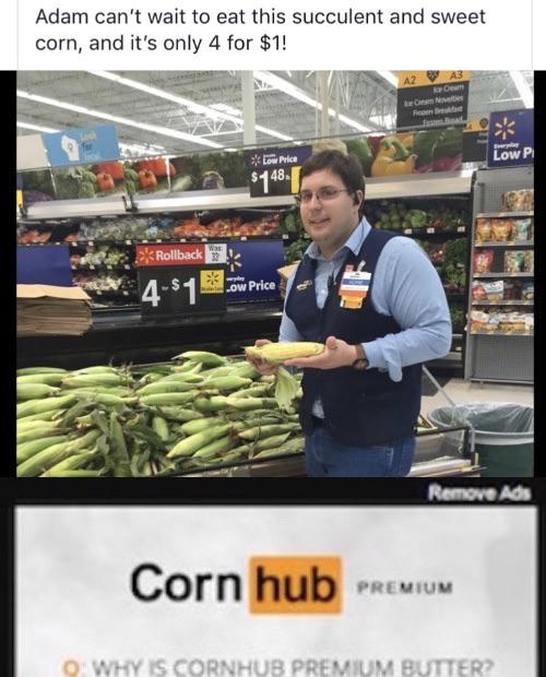 Hot and juicy corn films. r/memes