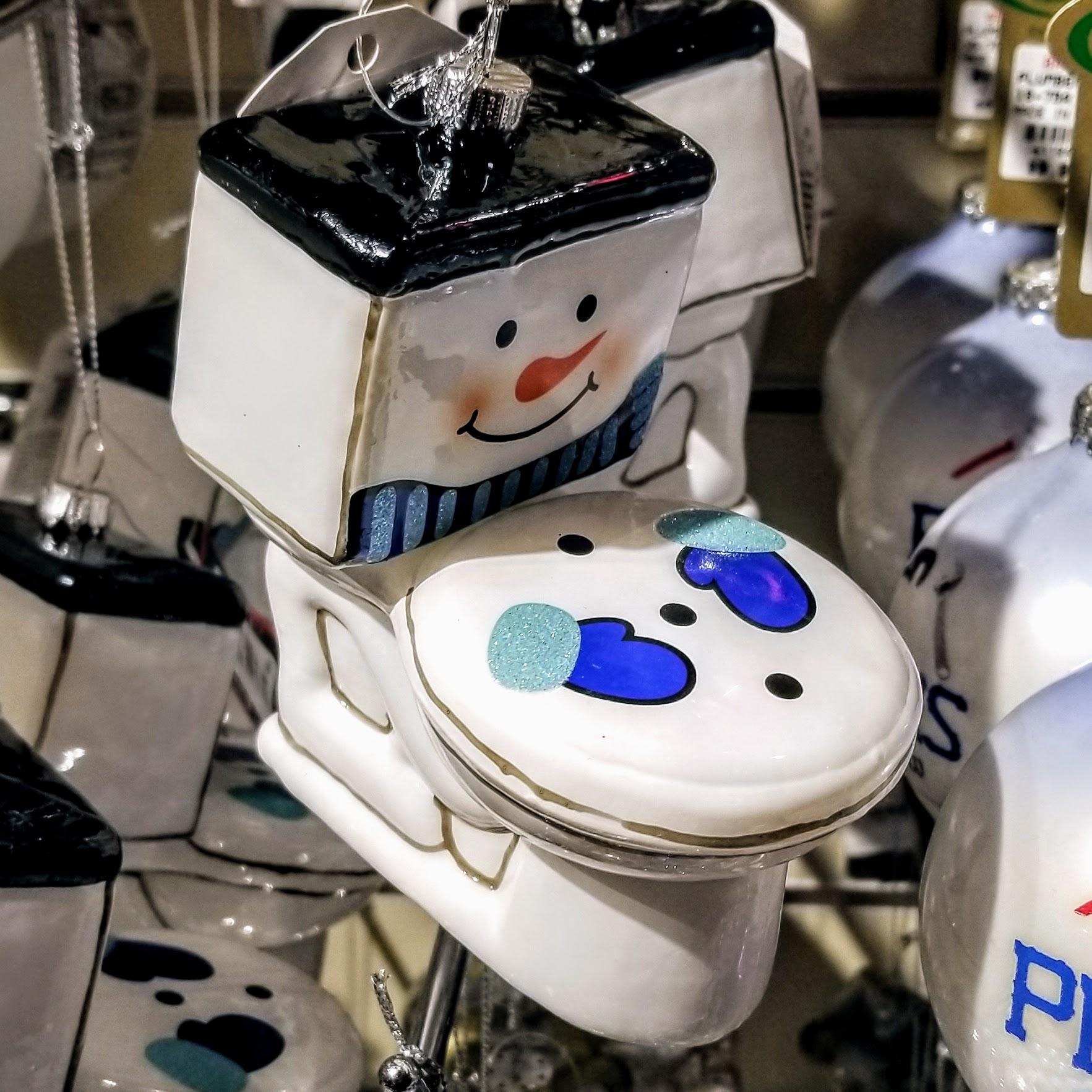 Found a Cute Little Toilet Ornament at Bronner's Yesterday r/christmas