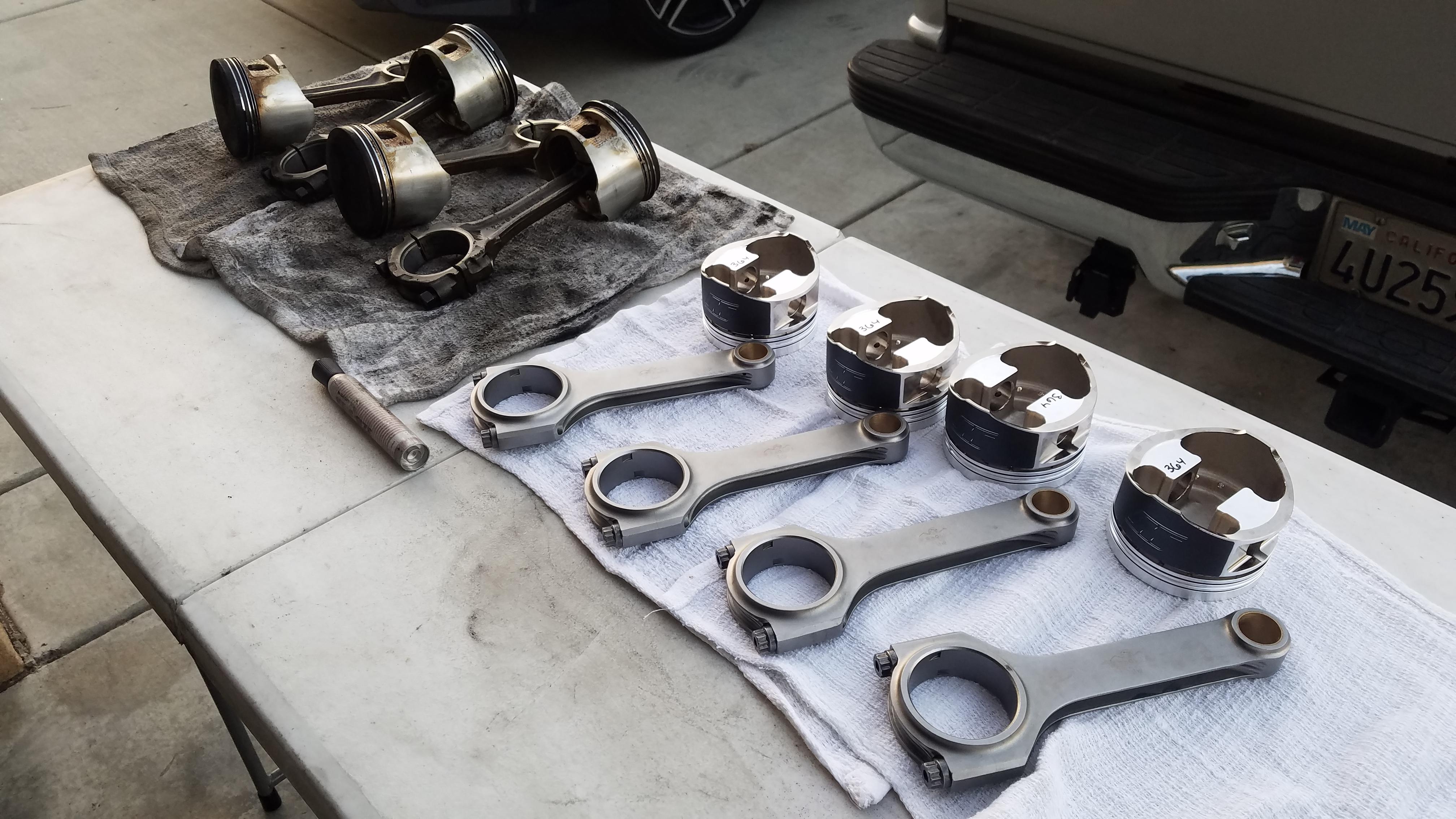 FS KADE Pistons/Rods, SoCal r/240sxParts