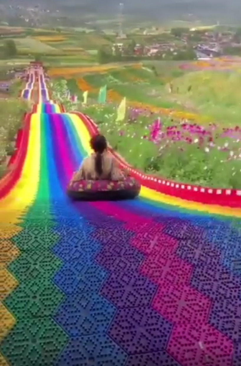 Rainbow tube slide r/RainbowEverything