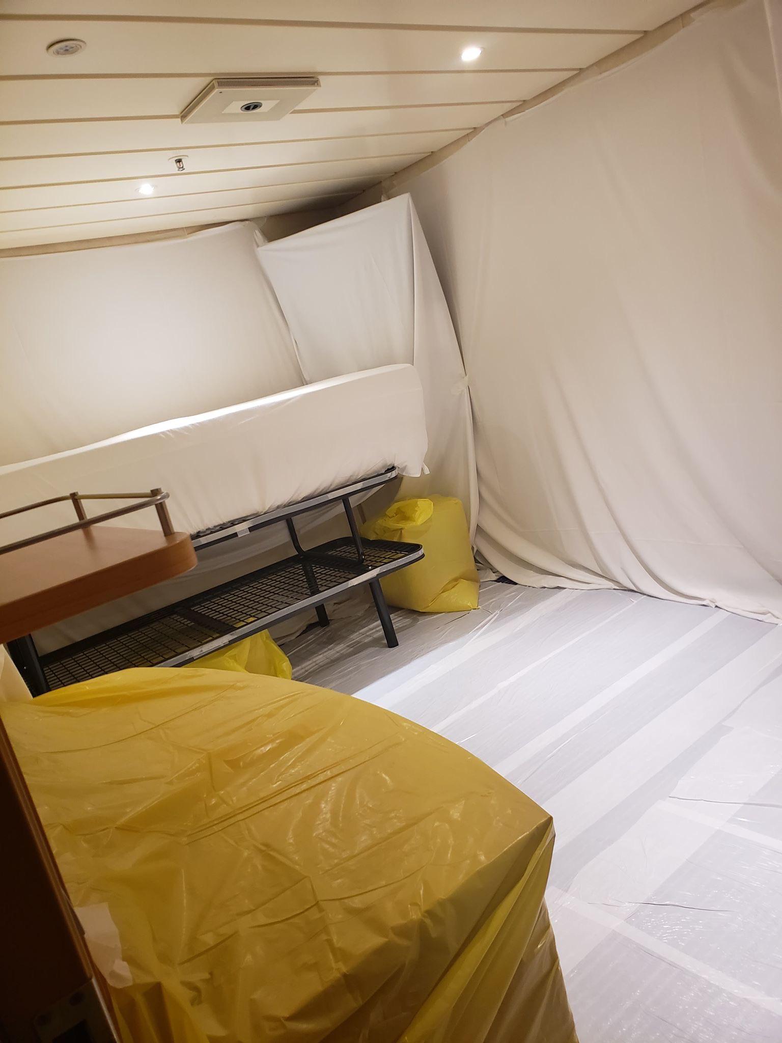 Carnival cruise ship in Port Canaveral Florida, about to go to drydock