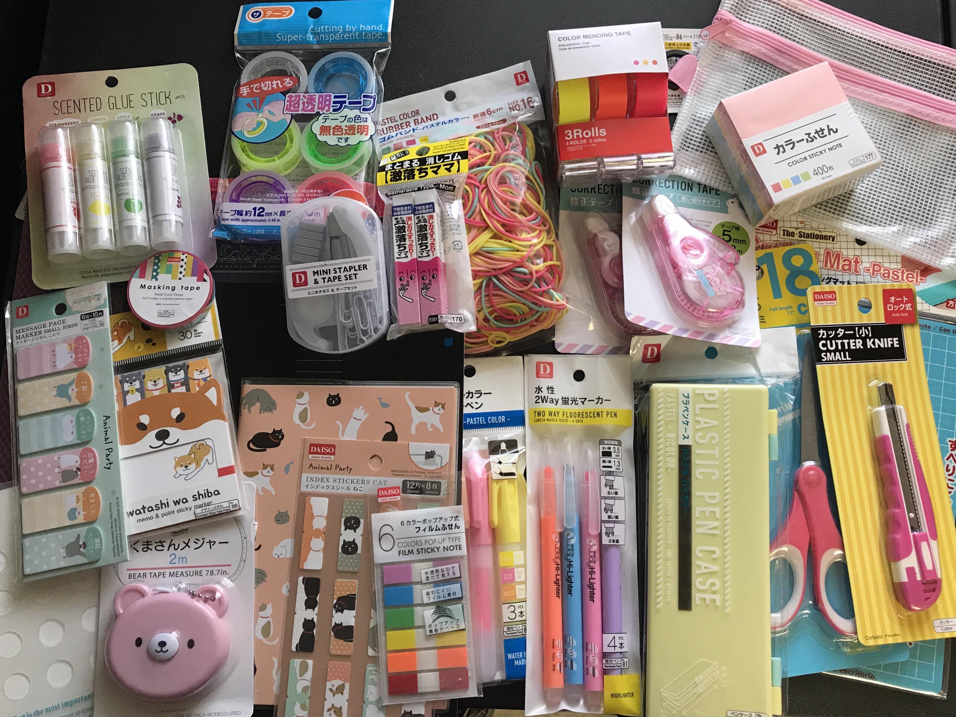 Daiso Stationery Haul! Don't have one nearby, so when I am able to go I