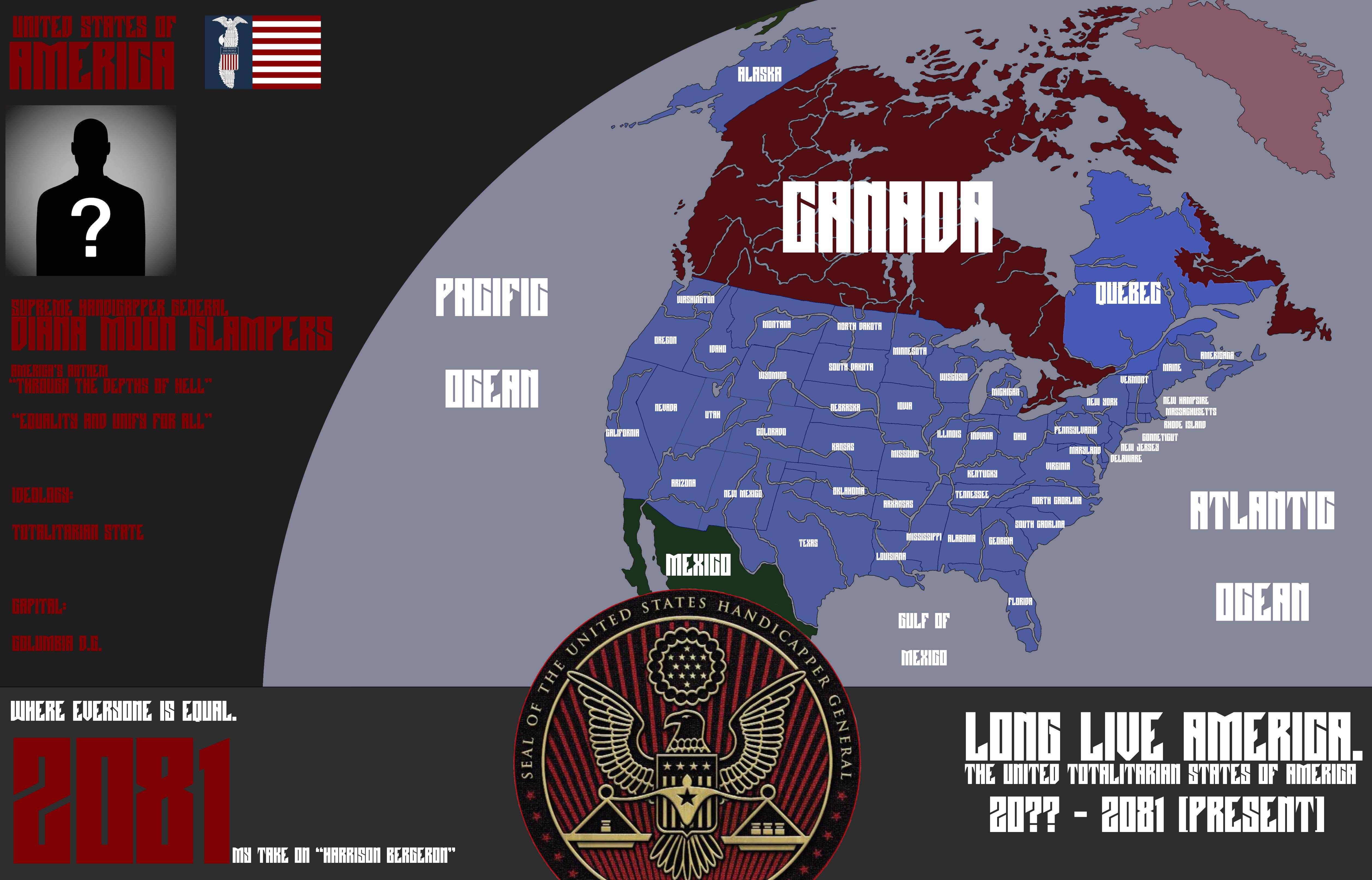 2081 My take on “Harrison Bergeron” by Kurt Vonnegut r/imaginarymaps