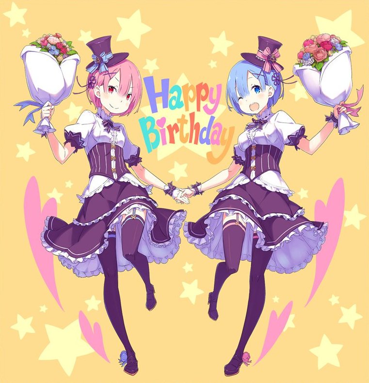 Visual for ReZero's Rem and Ram 2019 Birthday Event