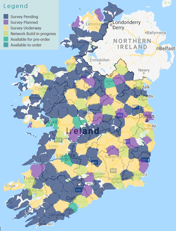 National Broadband Plan Current Progress r/ireland