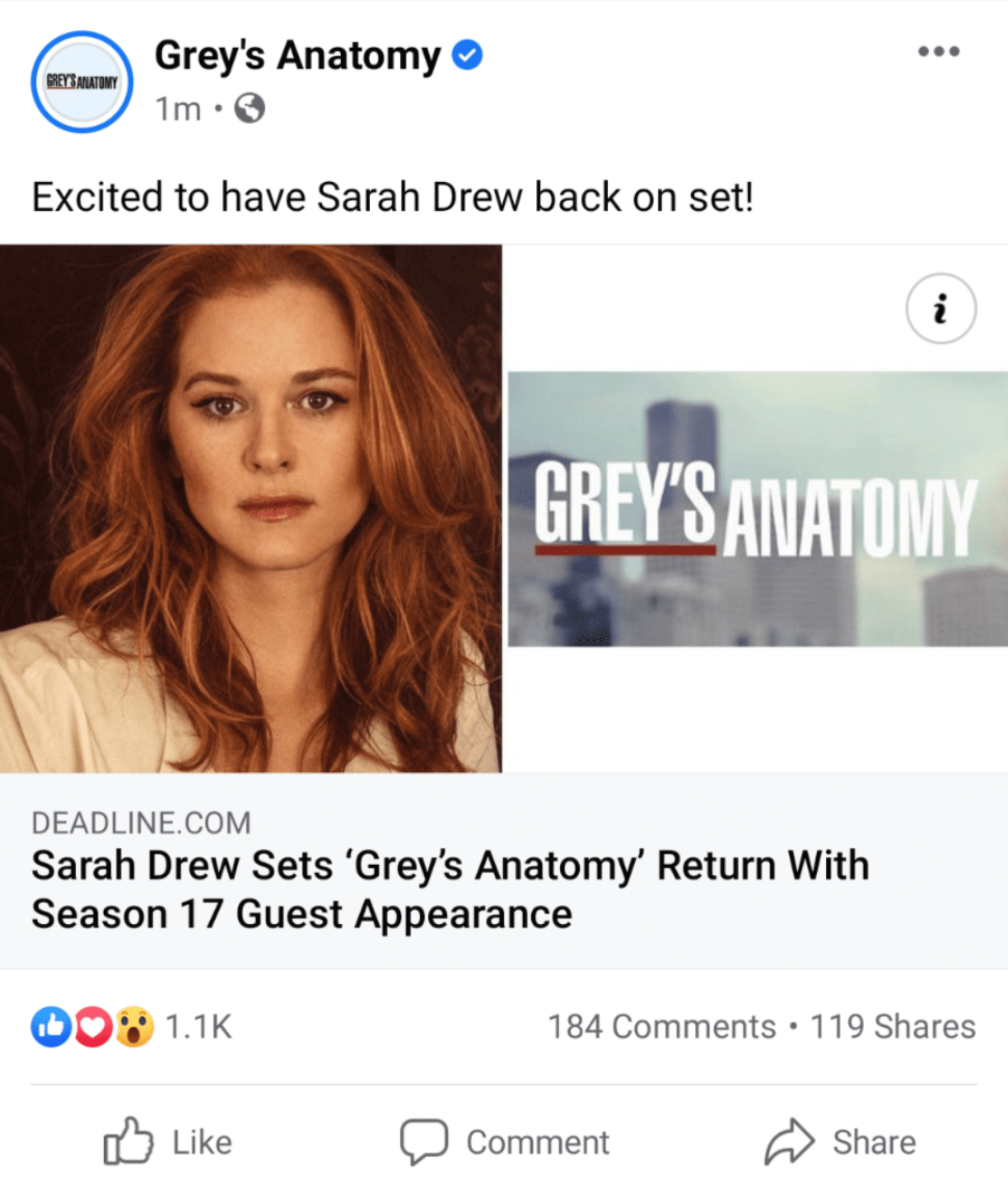 YAY!!! r/greysanatomy