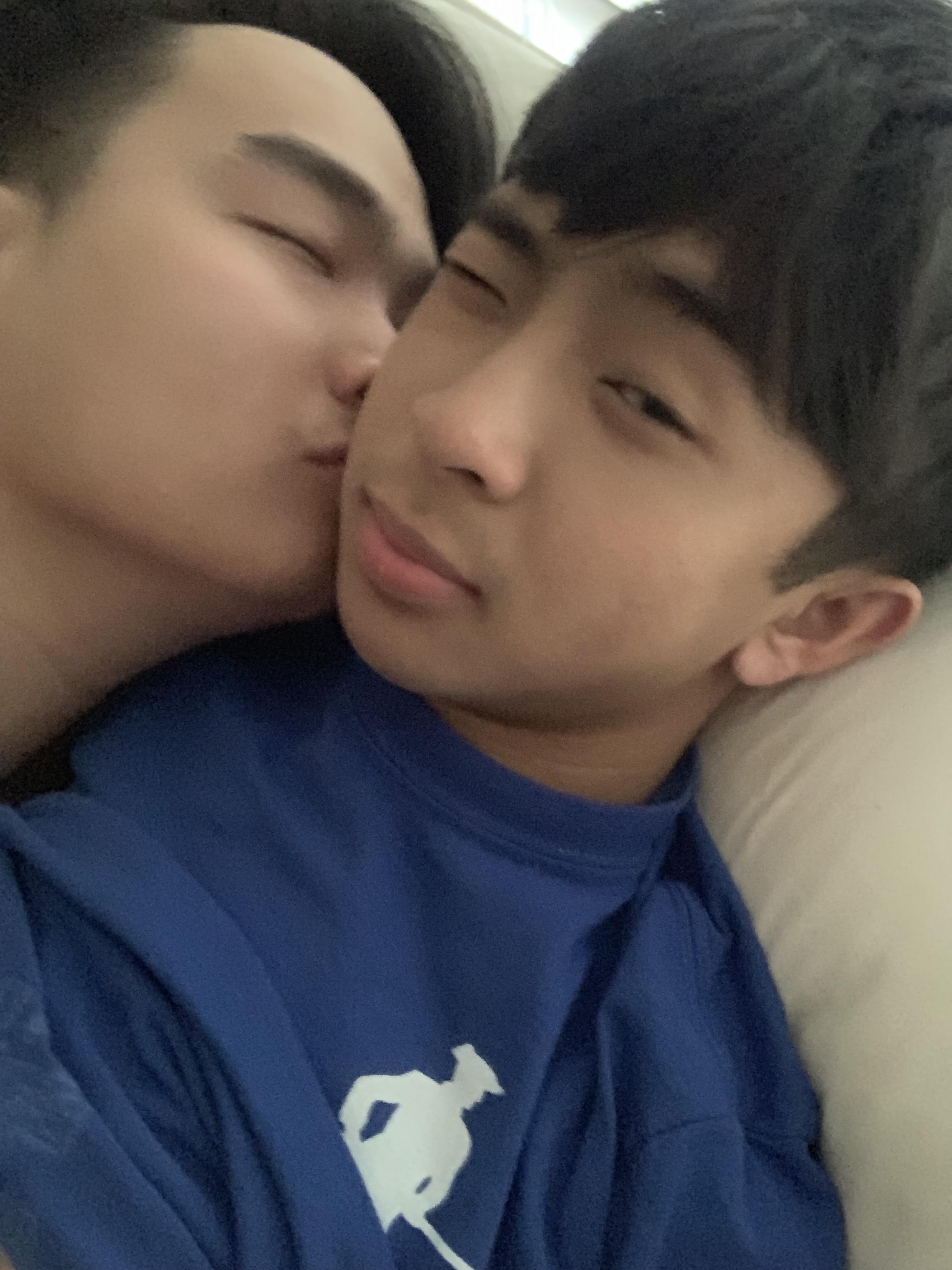 My BF (blue) slept over at my house after prom. It’s our first time