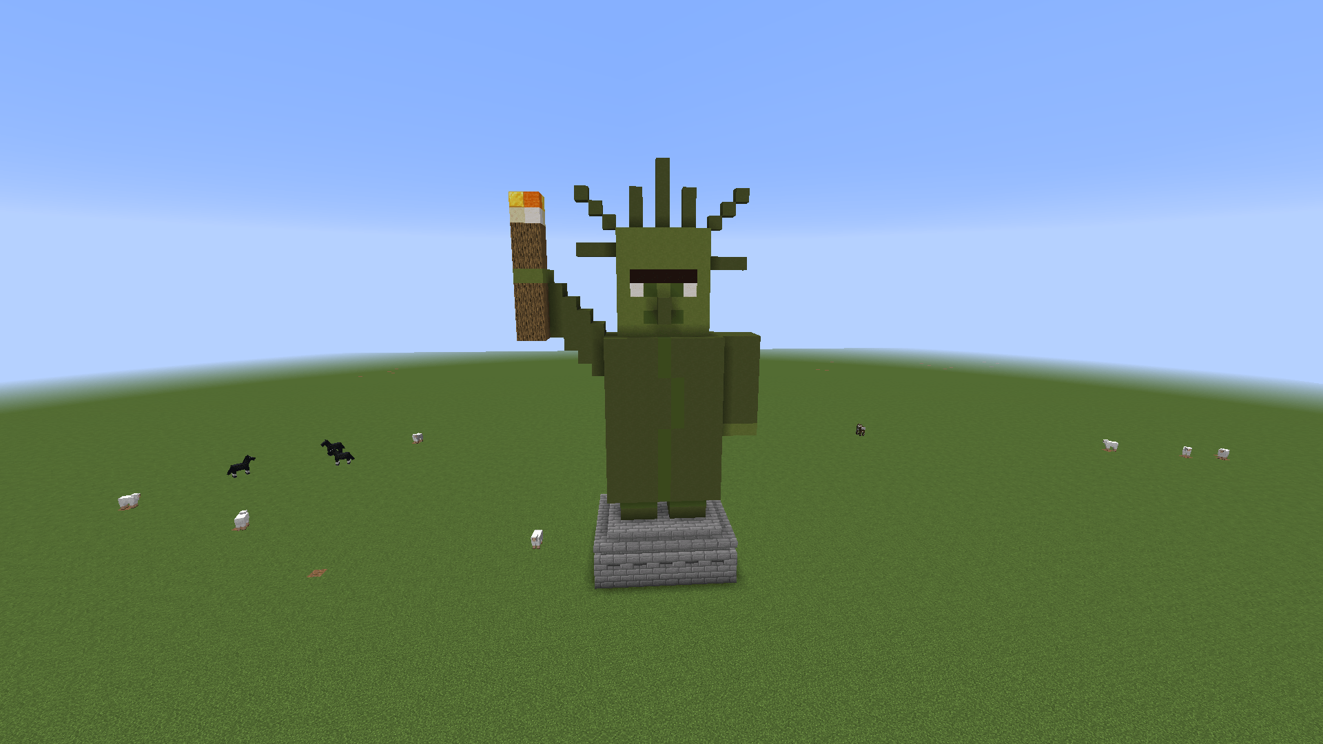 Minecraft Statue Of Liberty Minecraft Kit