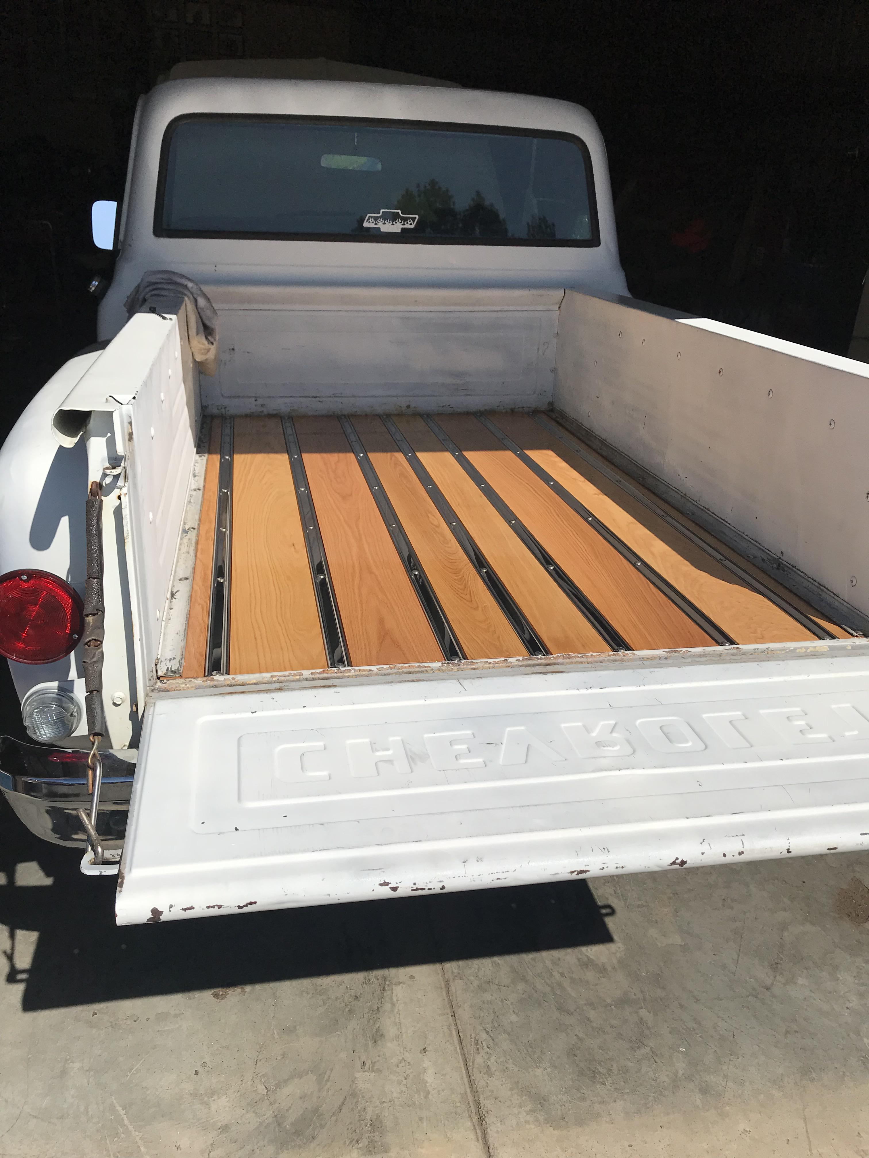 Wood bed install on a 1970 Chevy C10 r/projectcar