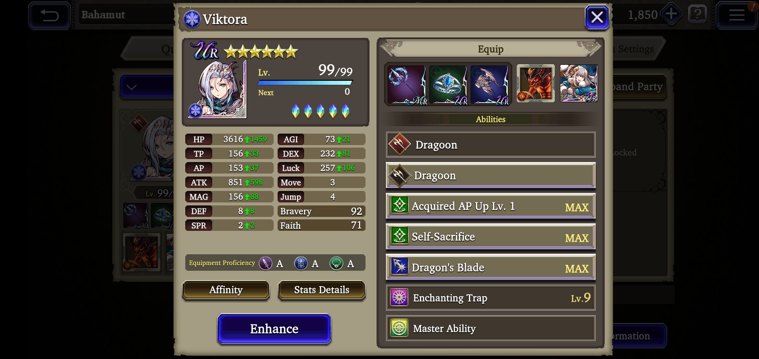 Help! My dear Waifu is underperforming! wotv_ffbe