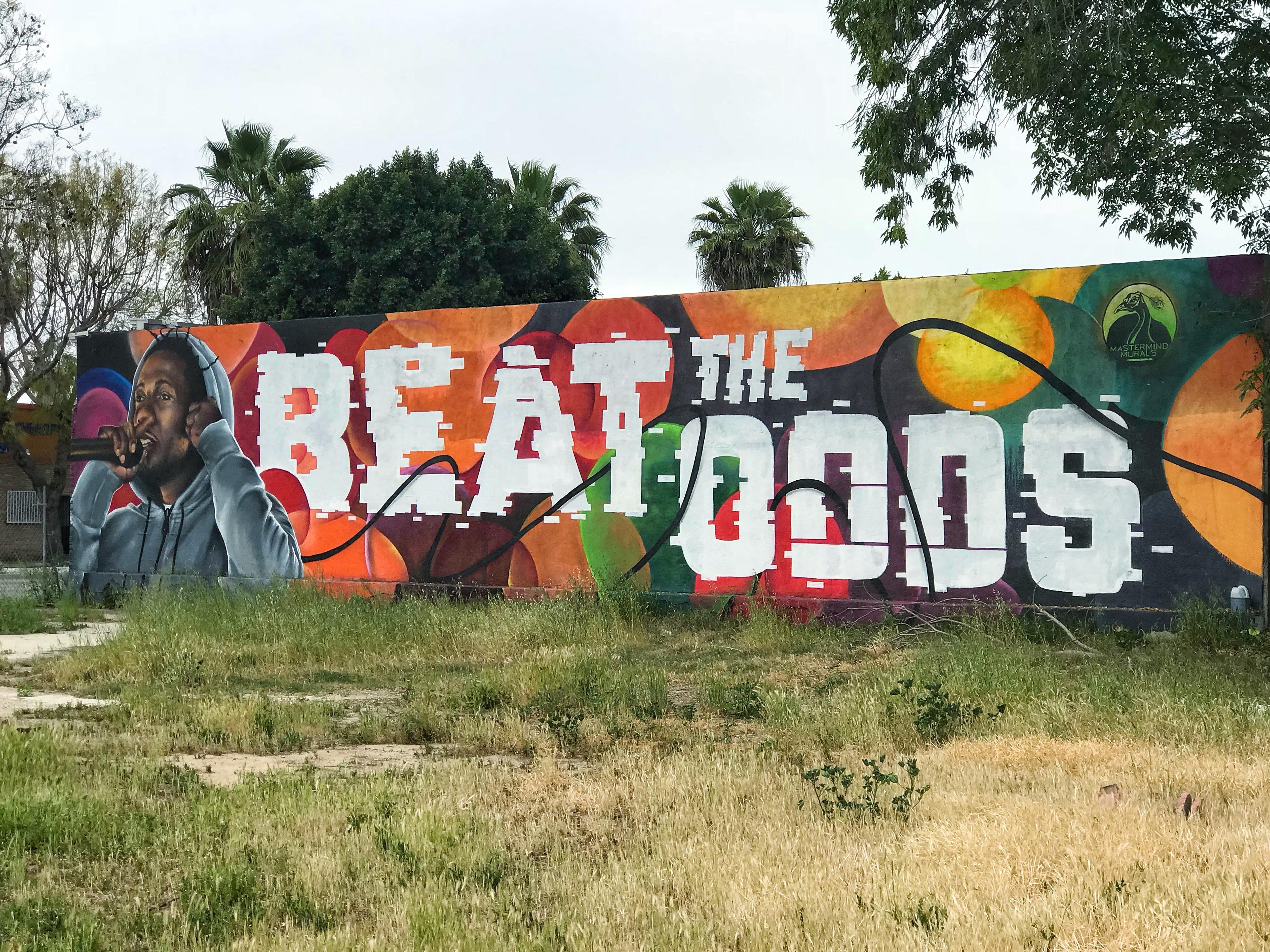 Kendrick Lamar “Beat the Odds” mural in Compton, CA r/KendrickLamar