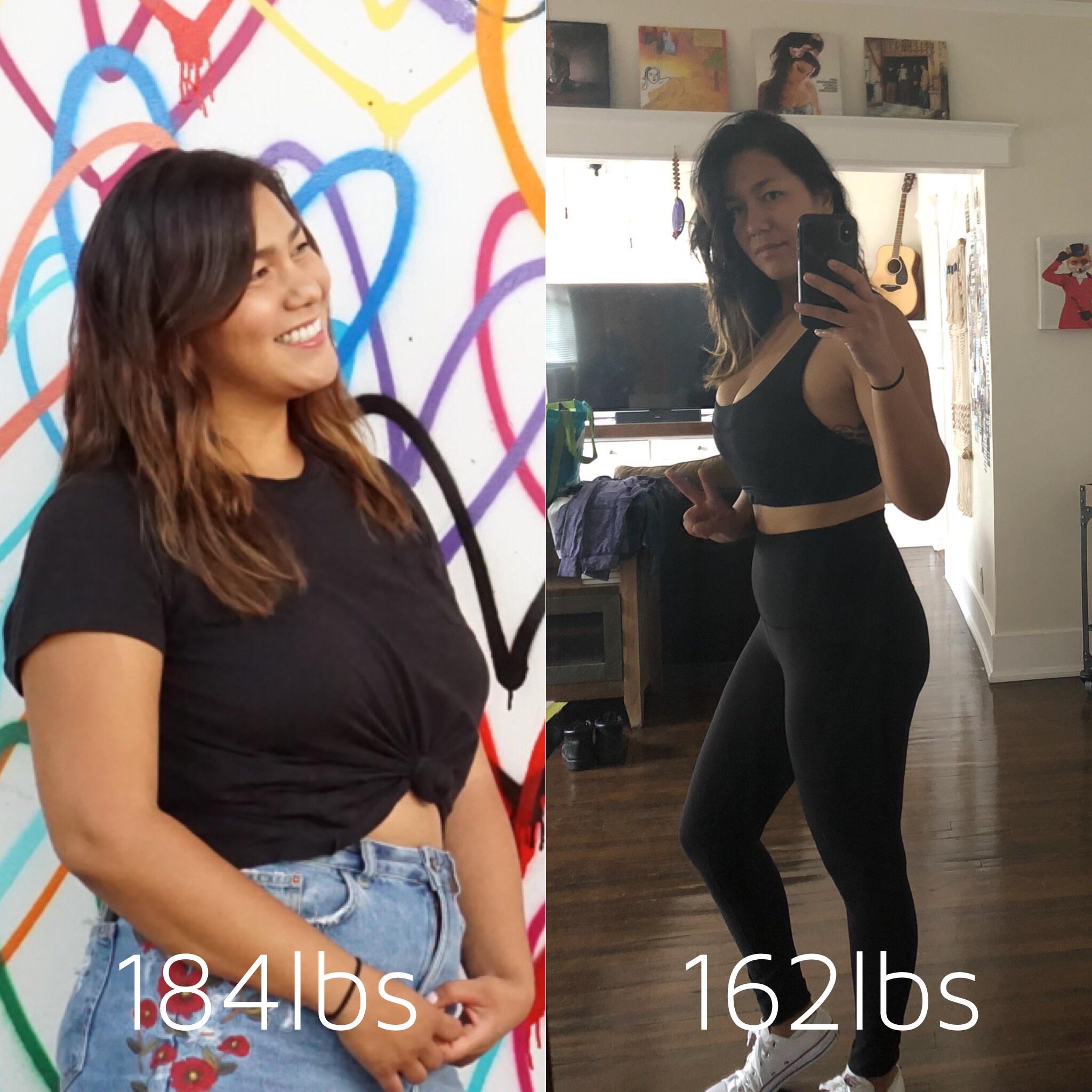 F/31/5’5”[184>162=20lbs] I have been doing Keto since 2/1/2018 I have