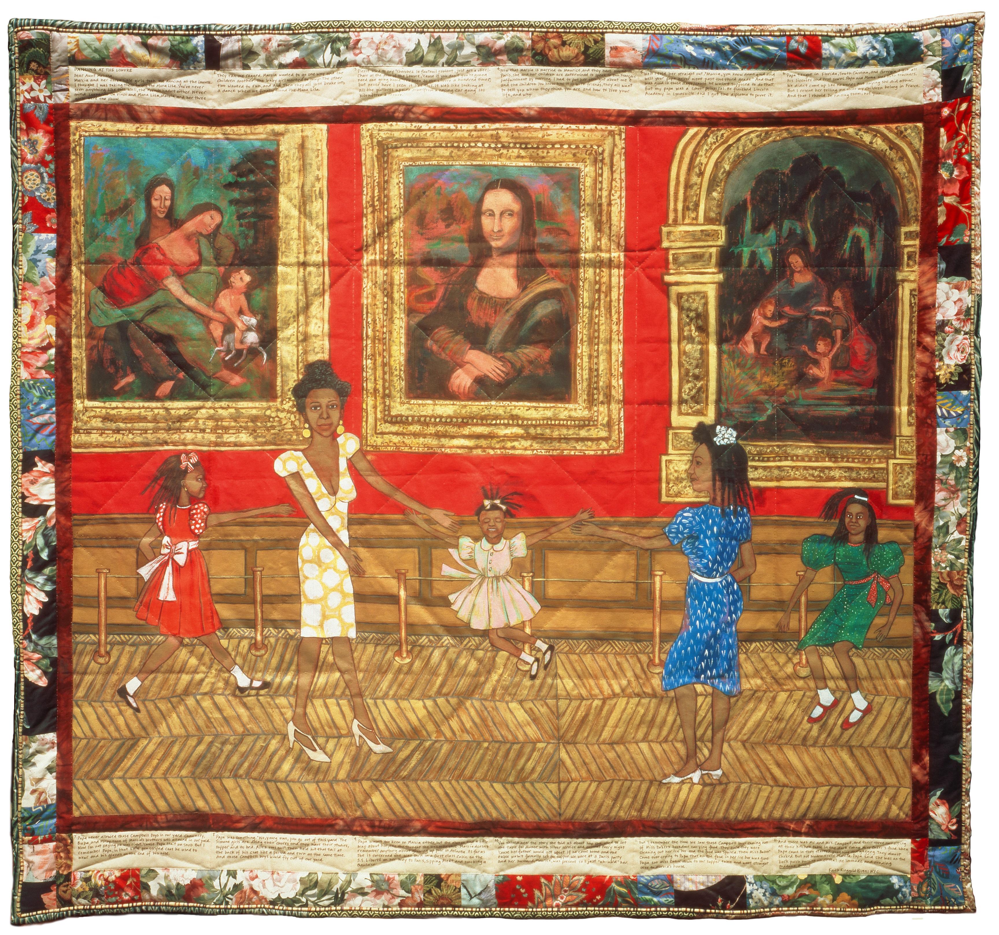 Faith Ringgold, Dancing at the Louvre (1991) Final work in our series