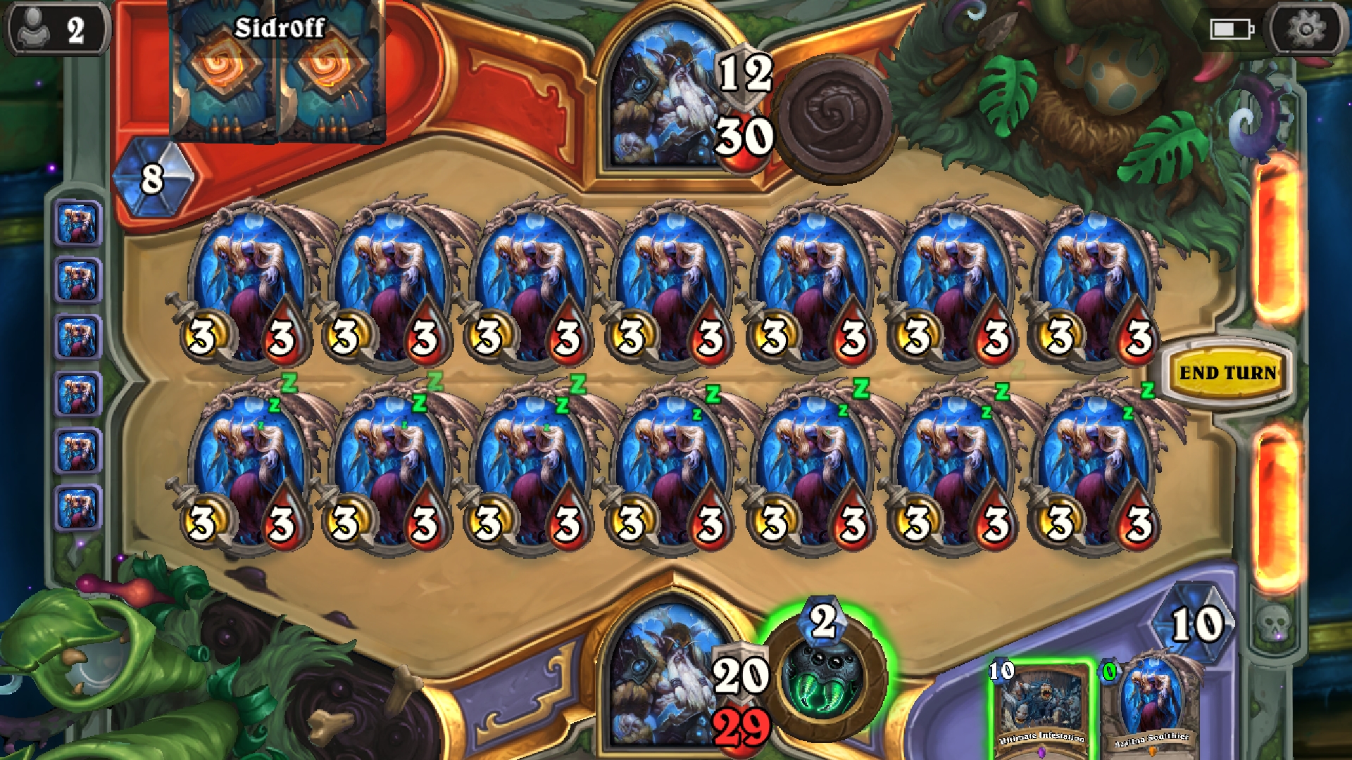 When two degenerate decks clash... hearthstone