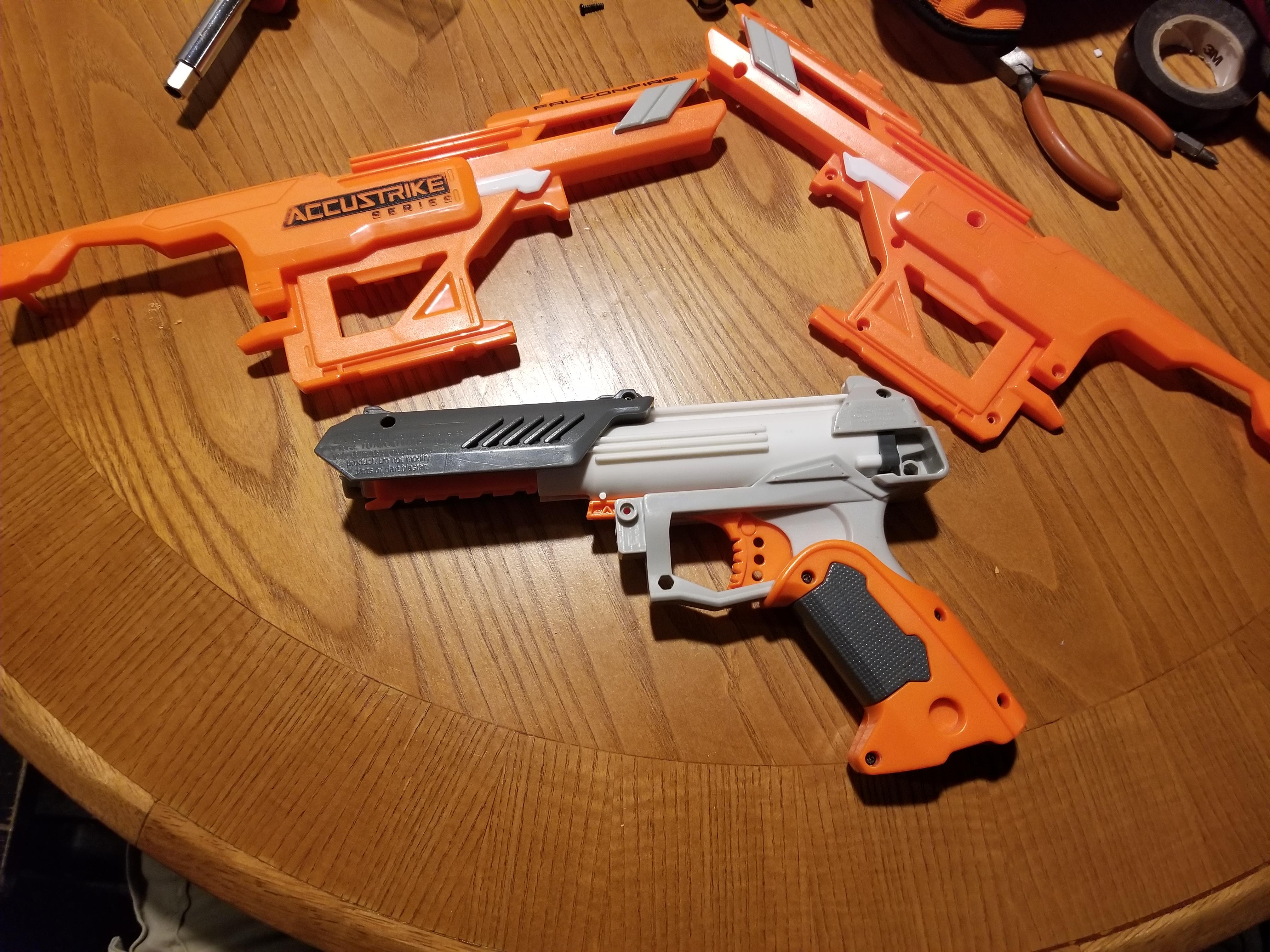 Accustrike Falconfire Minimized No Cutting : r/Nerf