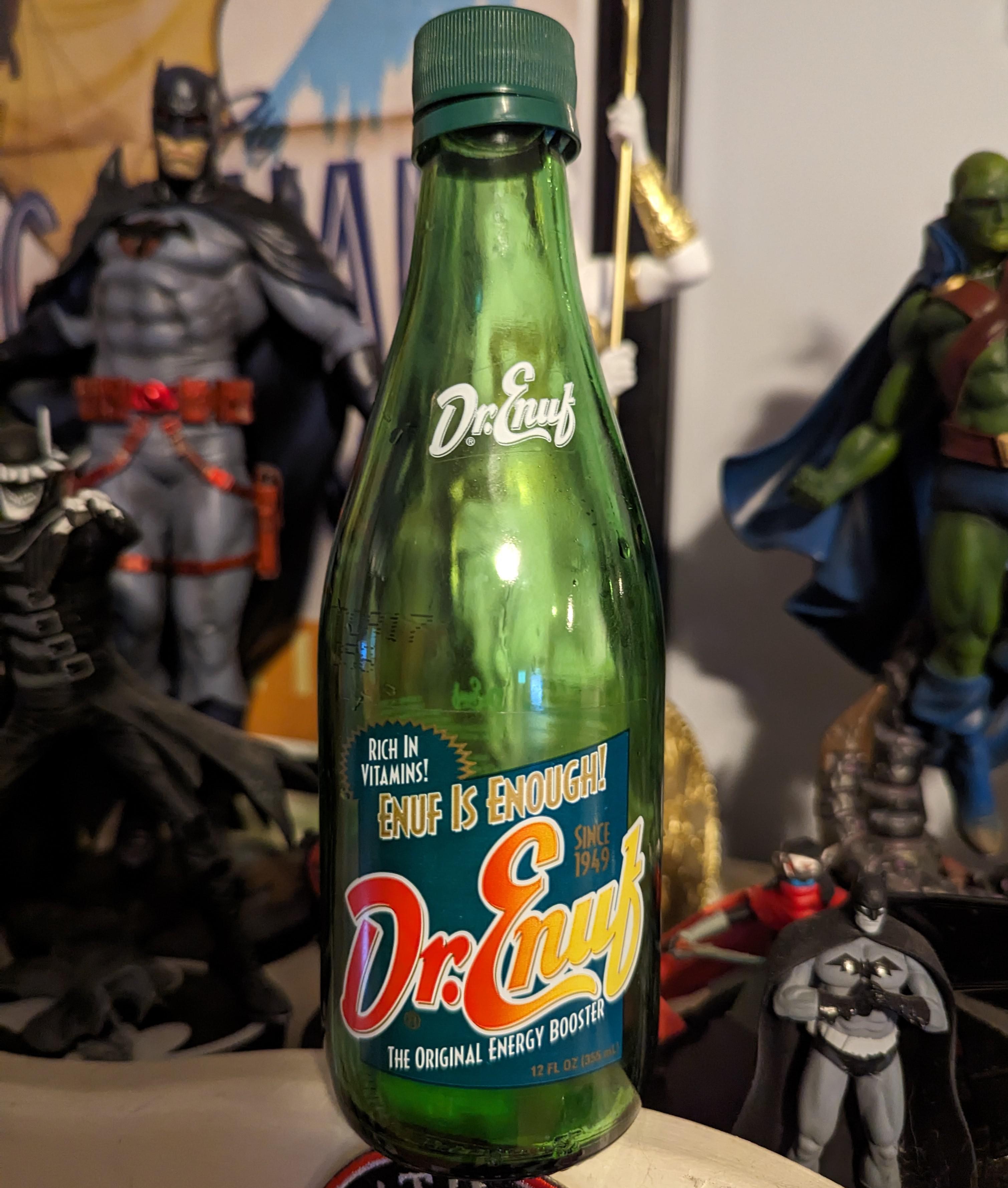 Dr. Enuf claims to be the original energy booster. A claim that may be