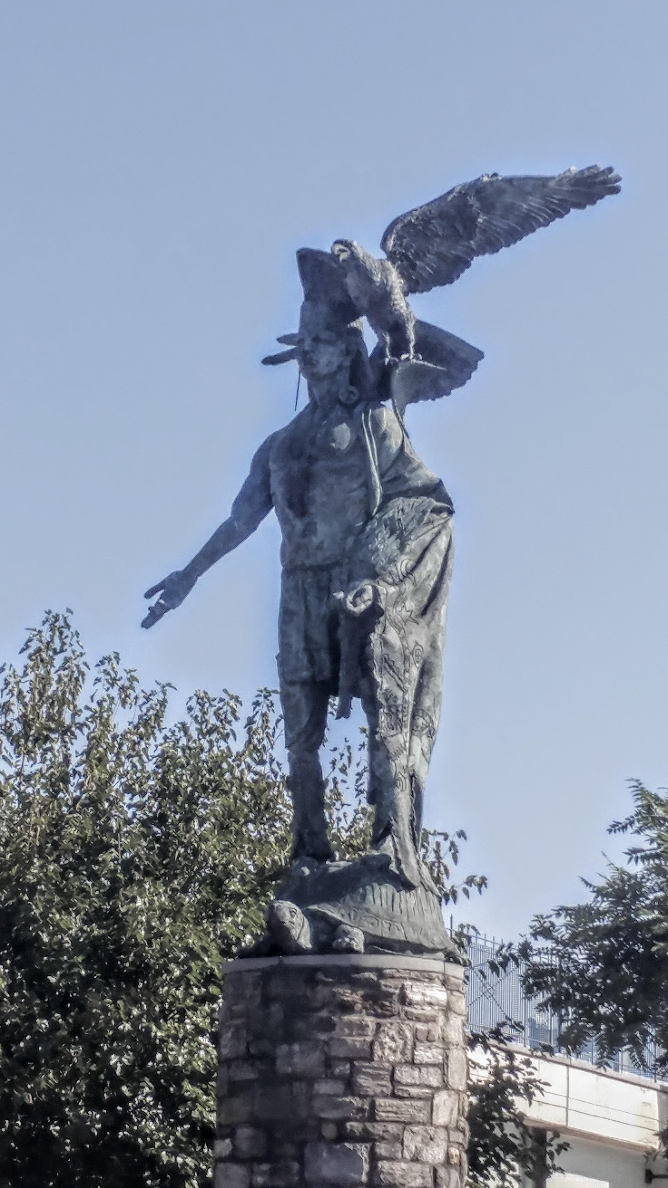 Chief Tamanead, leader of the Turtle clan of the LenniLenape r