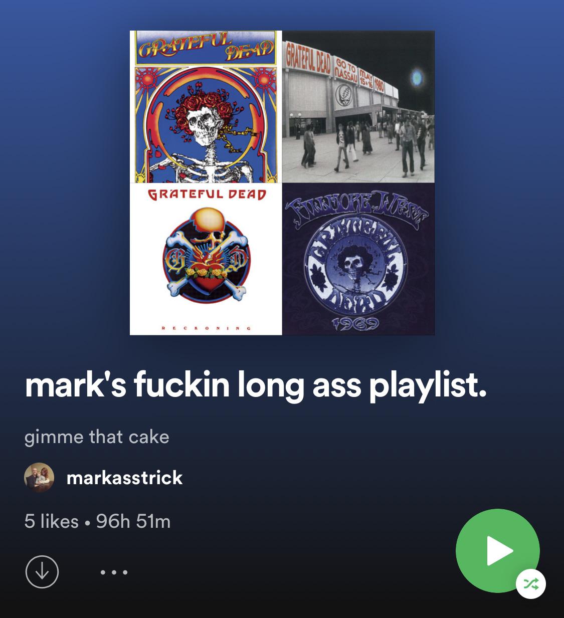 If anyone need a long quarantine playlist, I’ve been working on this