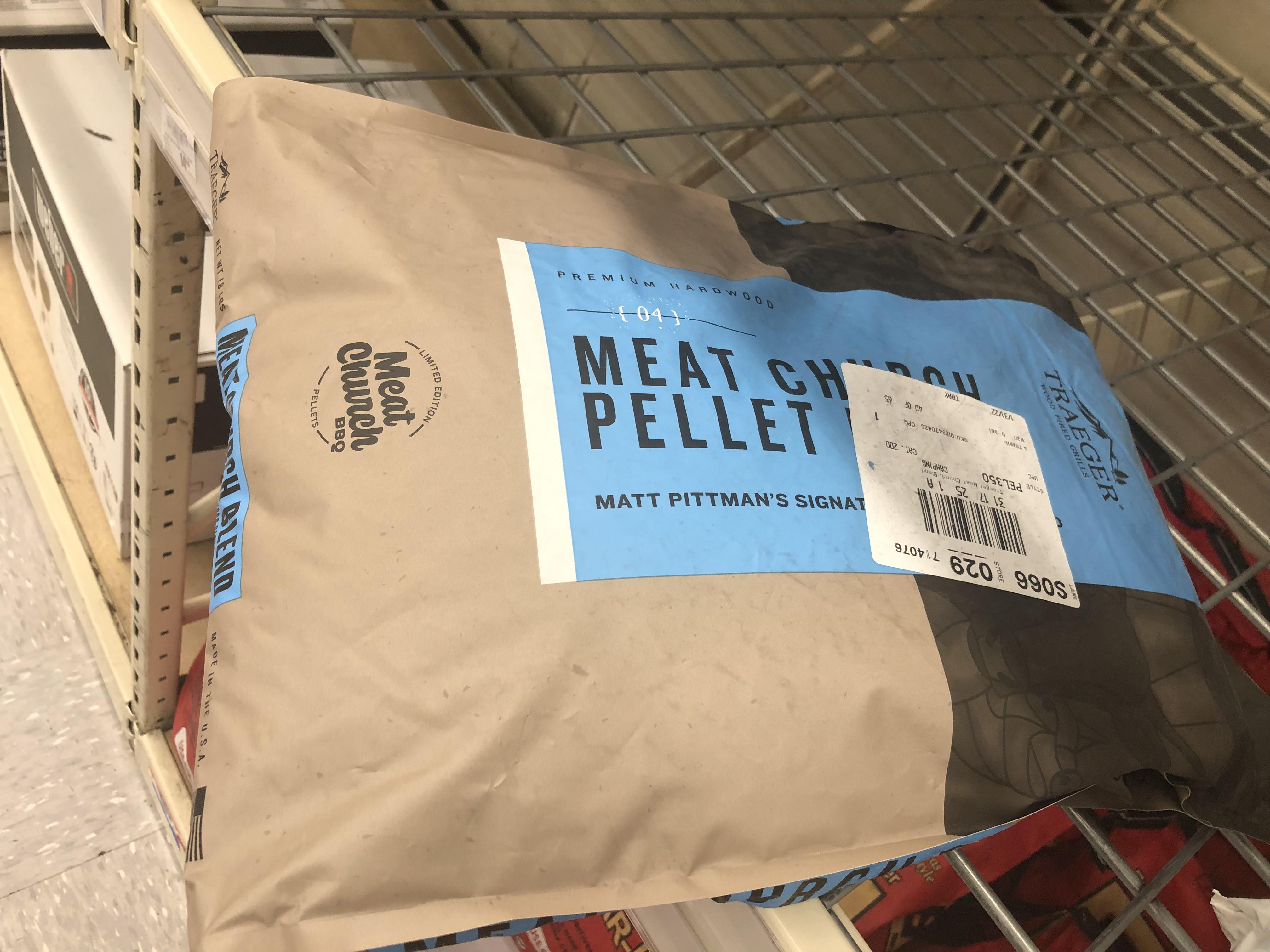 Wow. Had no idea meat church did a collaboration with Traeger pellets