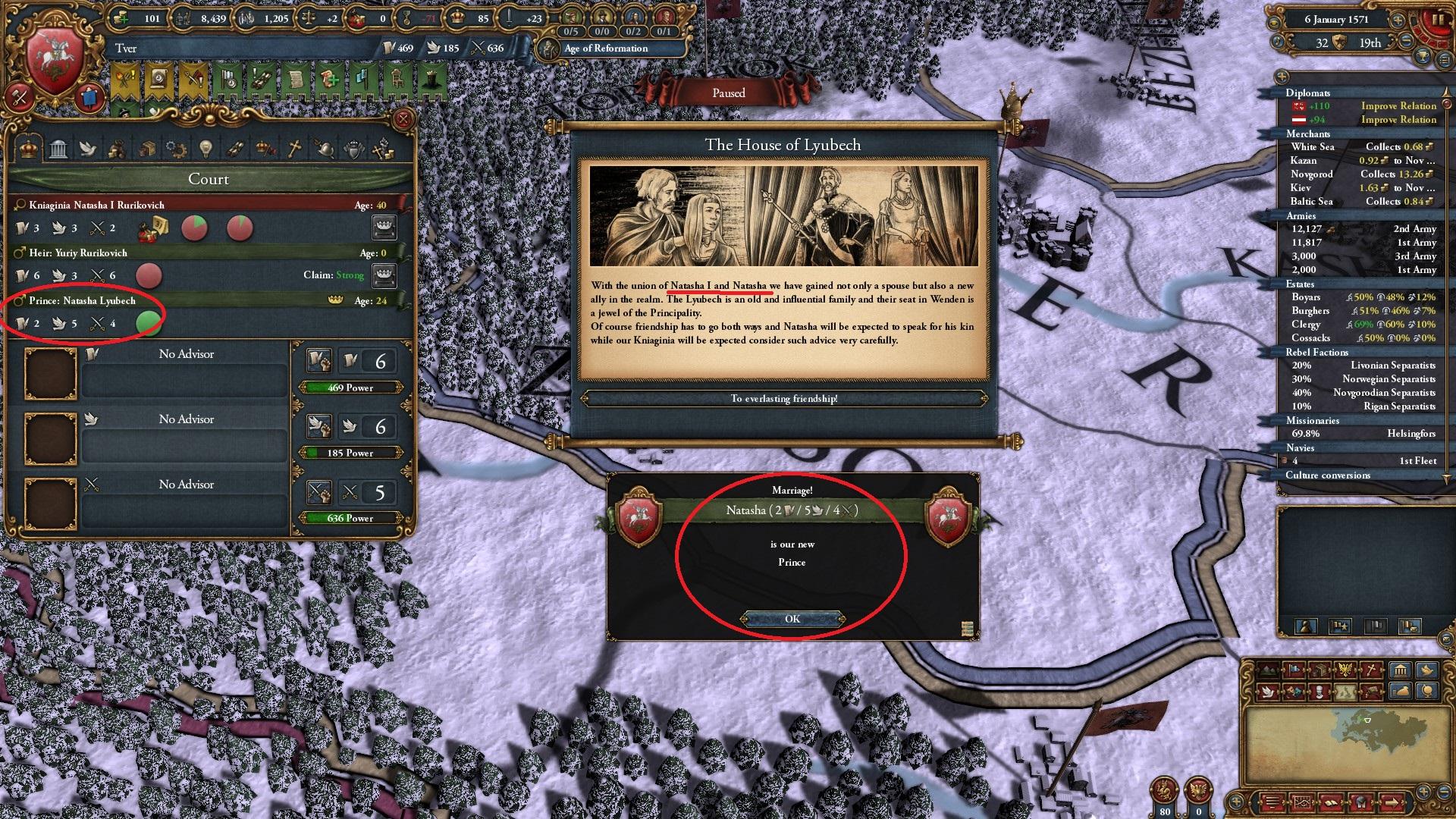 My female ruler married a man with the same name as her r/eu4