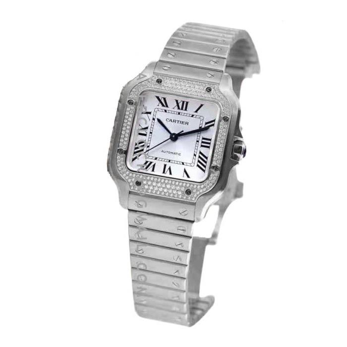 Cartier Is The Factory Diamond Set Santos Worth The Additional 6k R Watches